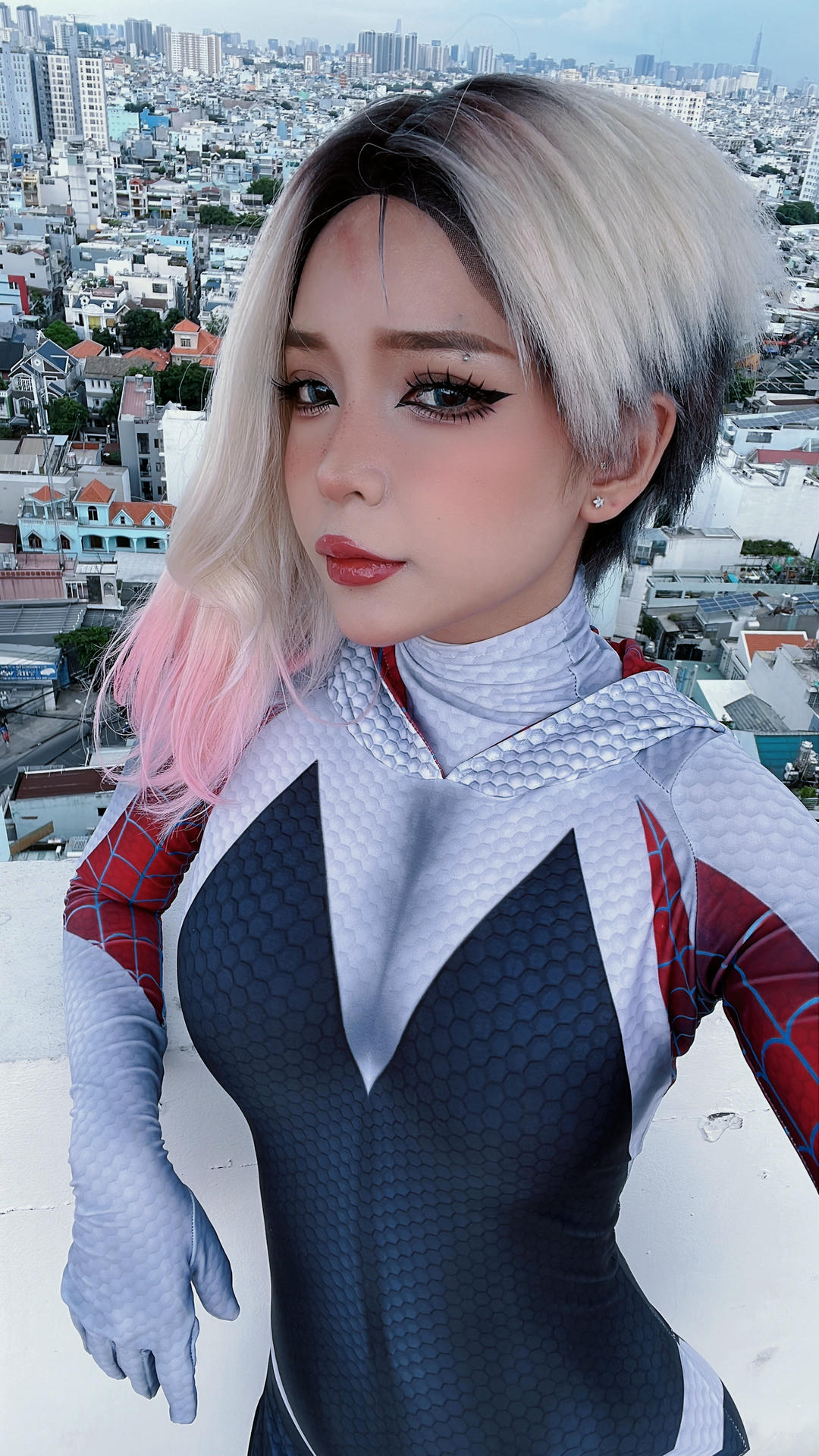 越南coser-Umeko J NO.053 Spider Gwen [149P+1V／1.27GB]_第7集
