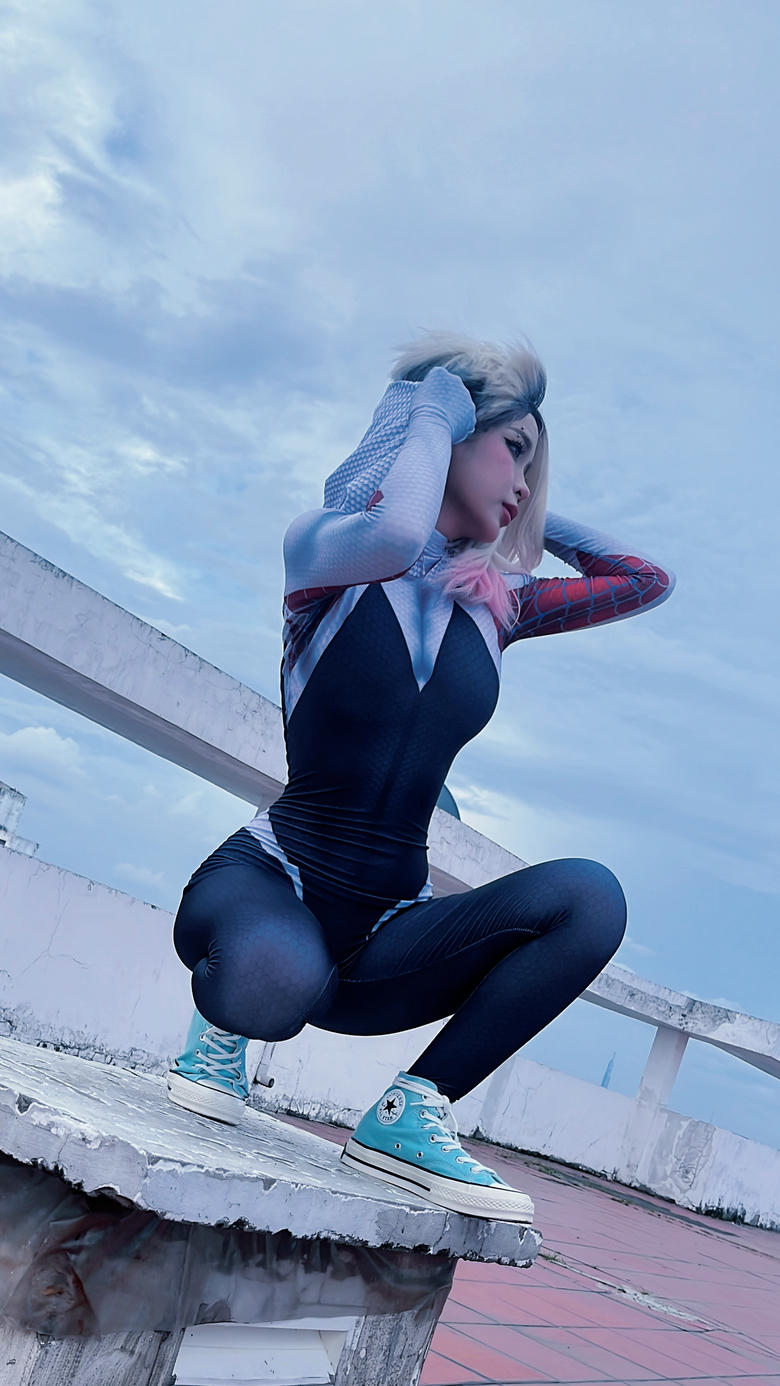 越南coser-Umeko J NO.053 Spider Gwen [149P+1V／1.27GB]_第7集