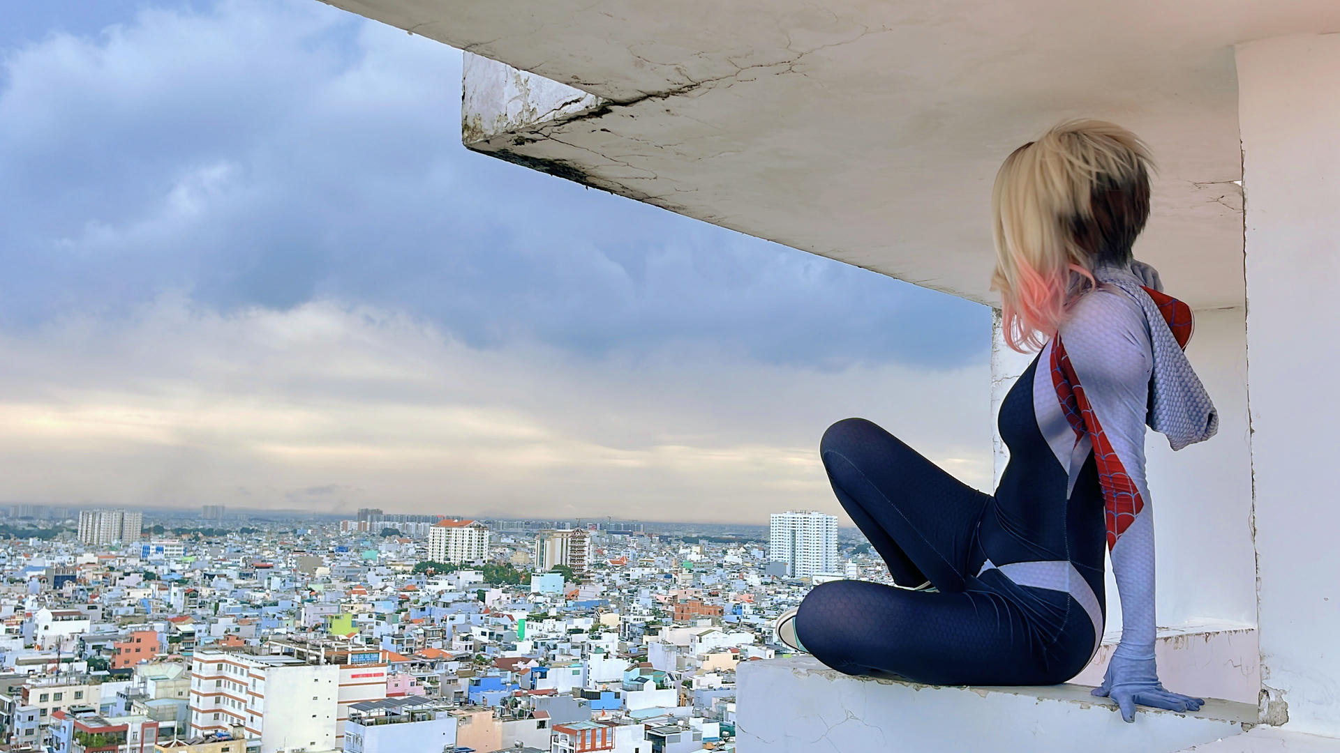 越南coser-Umeko J NO.053 Spider Gwen [149P+1V／1.27GB]_第7集