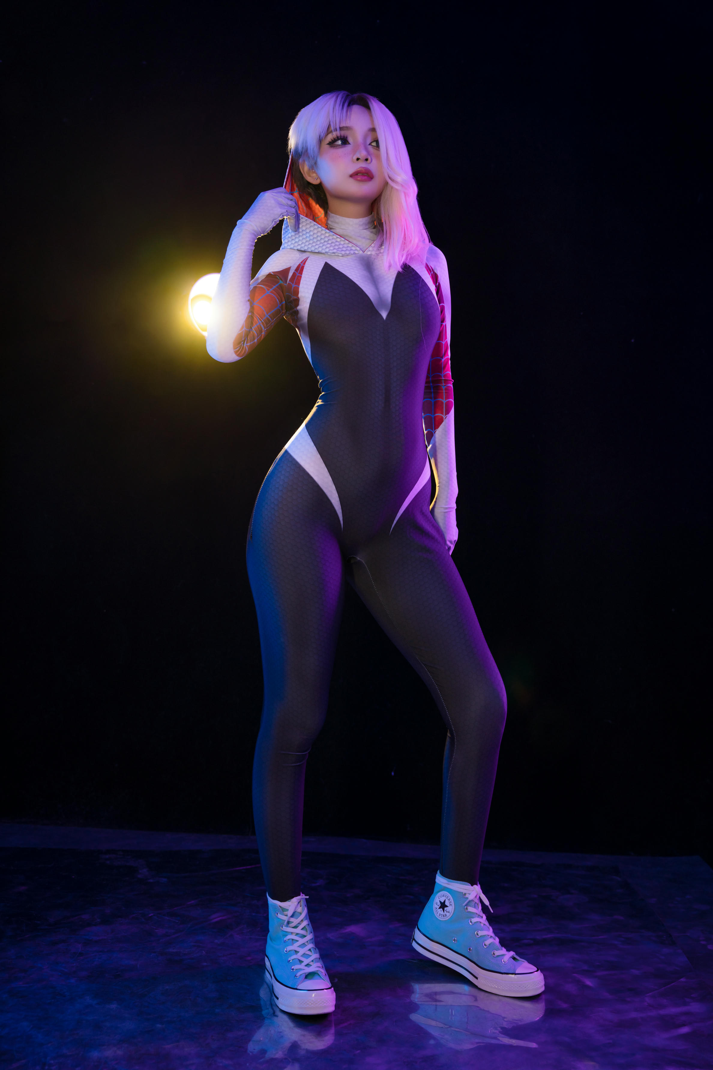 越南coser-Umeko J NO.053 Spider Gwen [149P+1V／1.27GB]_第1集