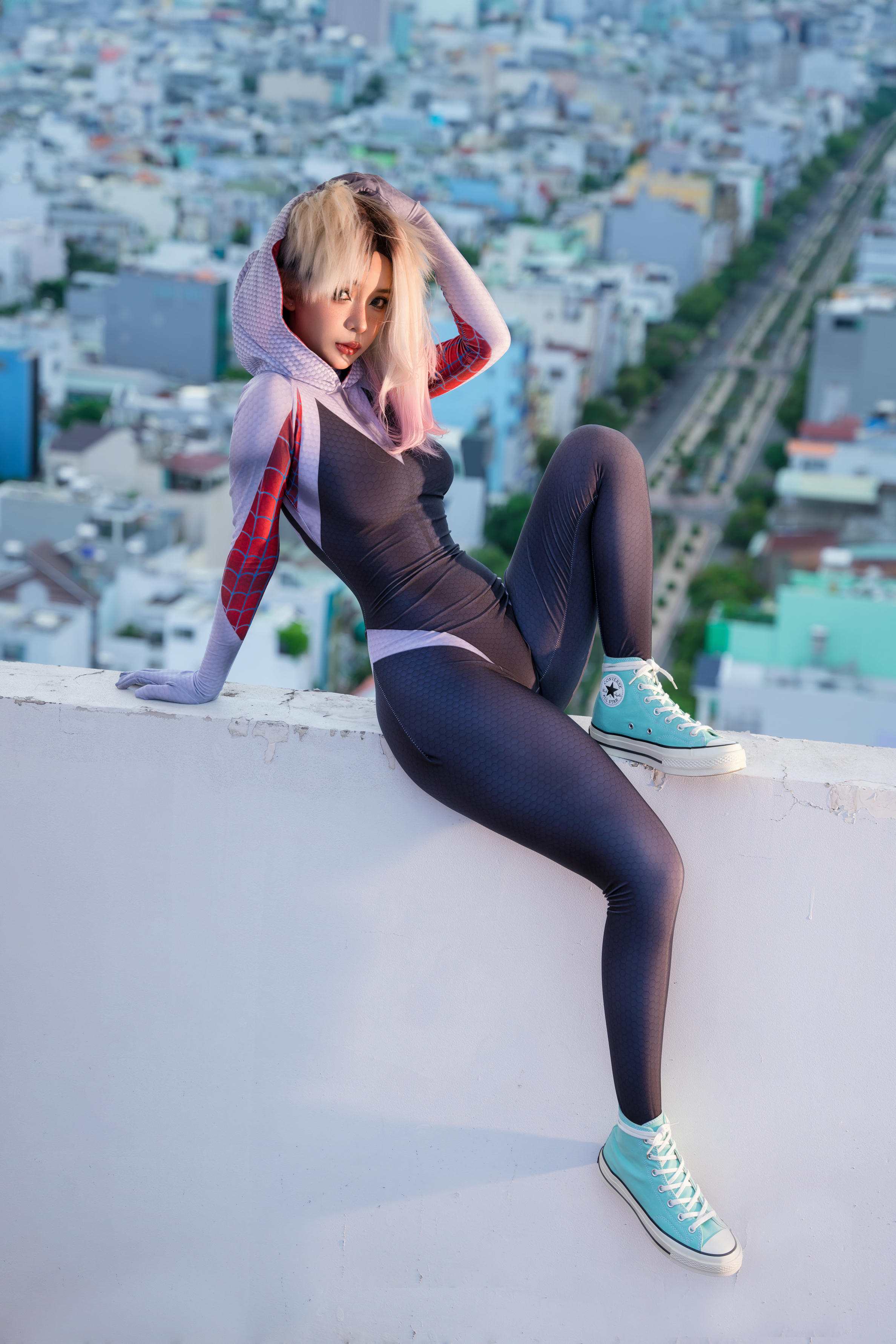 越南coser-Umeko J NO.053 Spider Gwen [149P+1V／1.27GB]_第1集