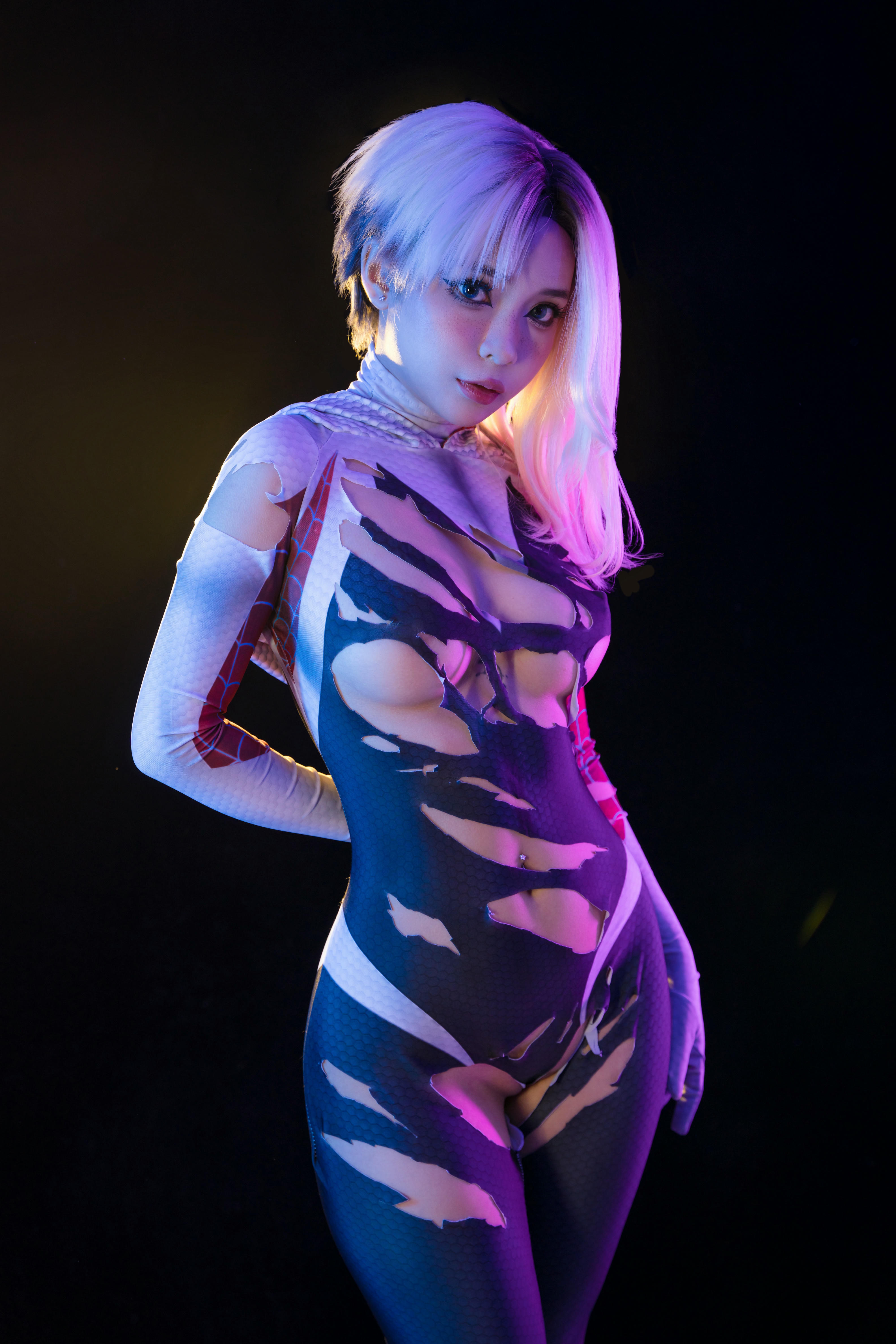 越南coser-Umeko J NO.053 Spider Gwen [149P+1V／1.27GB]_第3集