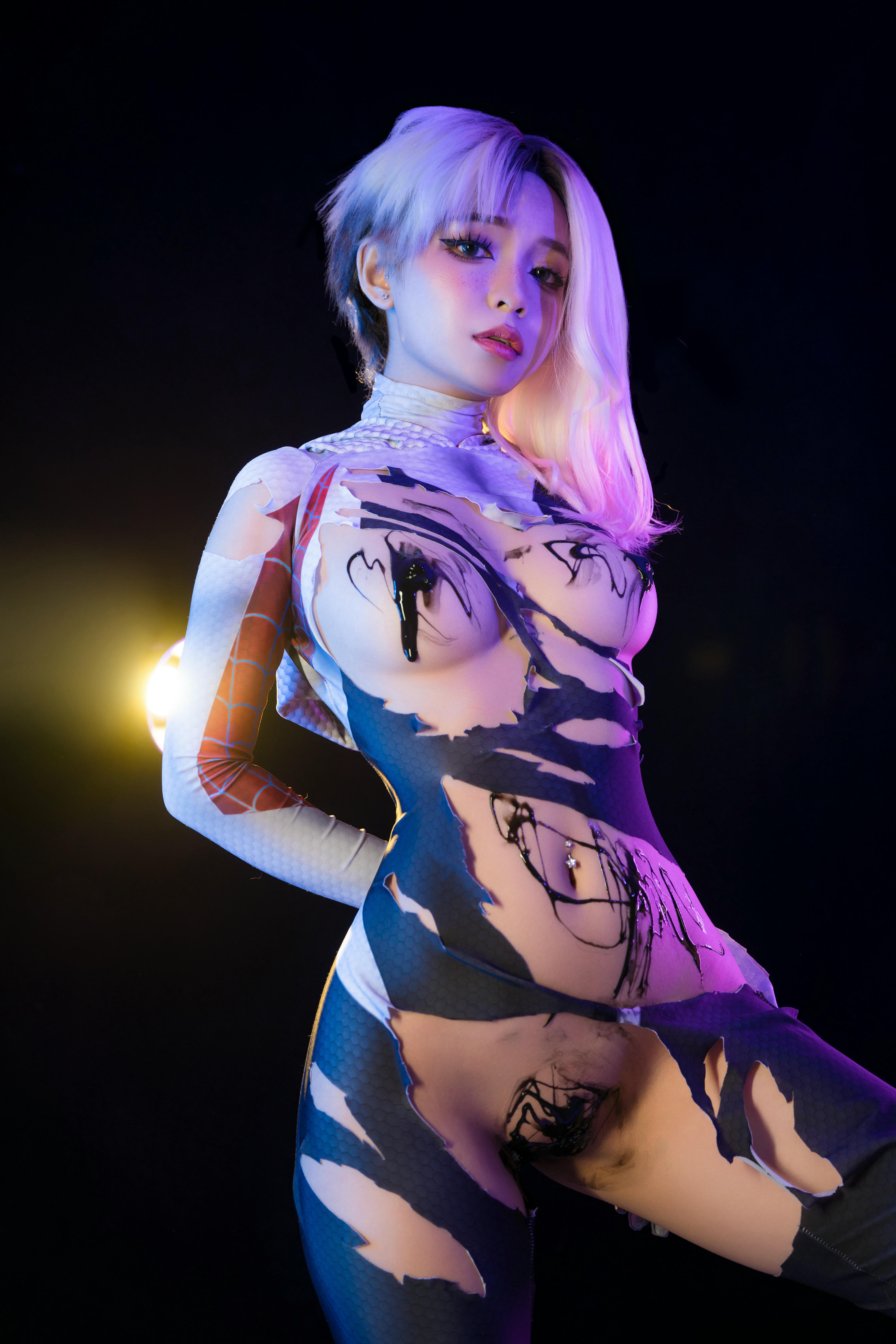 越南coser-Umeko J NO.053 Spider Gwen [149P+1V／1.27GB]_第5集