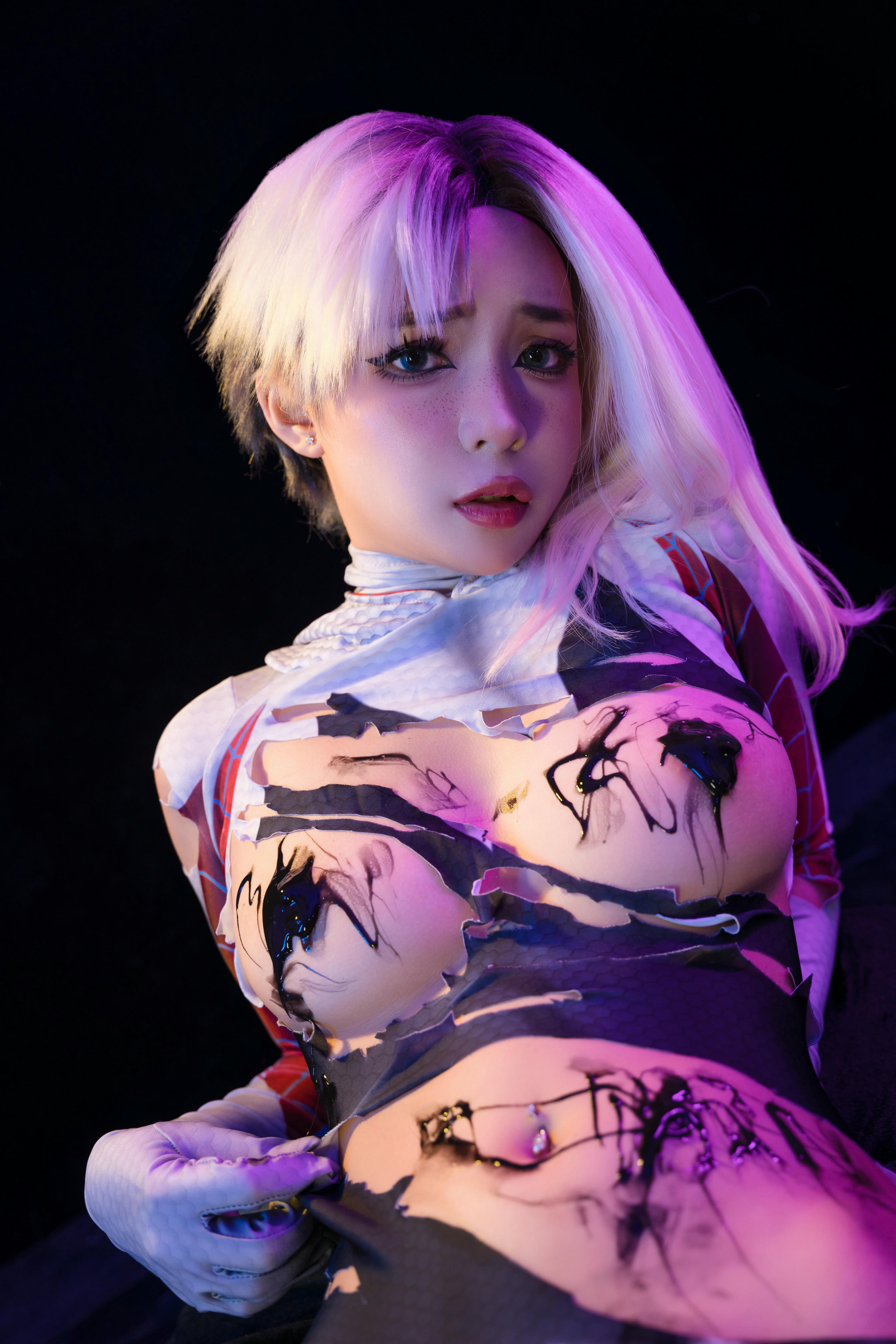 越南coser-Umeko J NO.053 Spider Gwen [149P+1V／1.27GB]_第5集