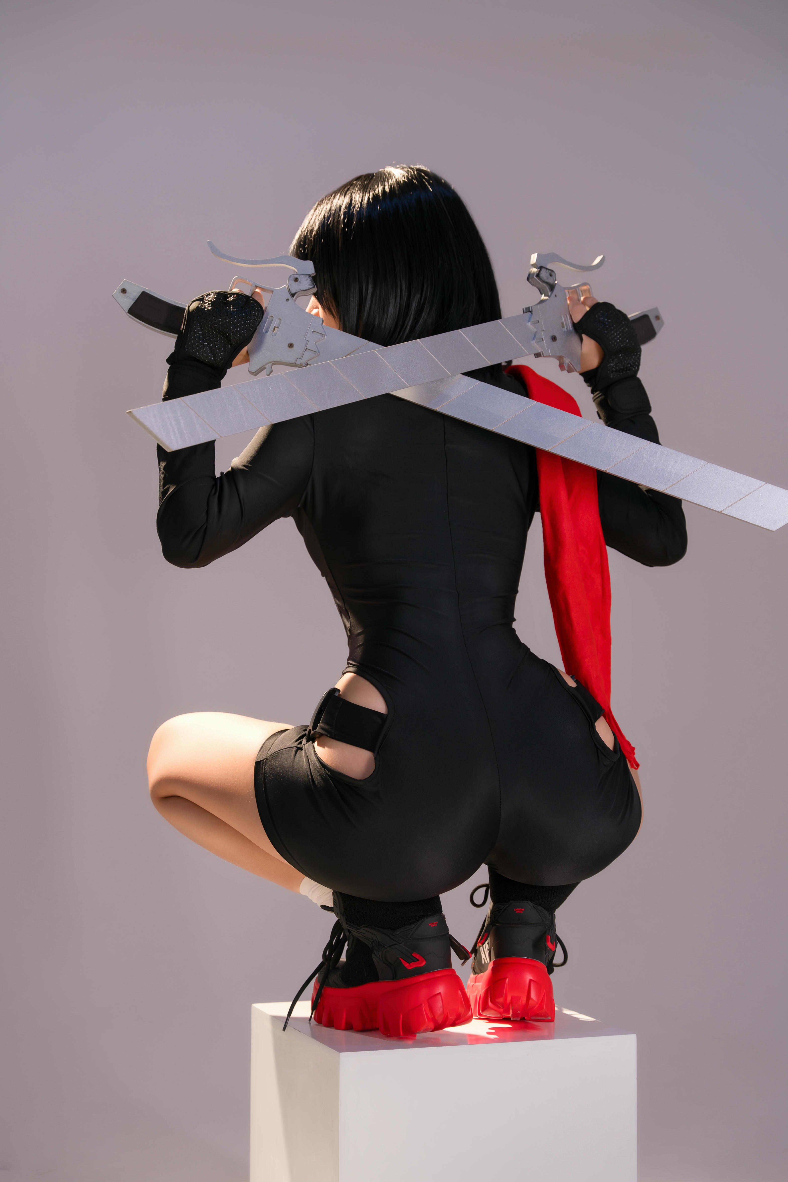 越南coser-Umeko J NO.085 cosplay Mikasa Ackerman Gym Attack on Titan [127P 1.5GB]-Pic_第1集
