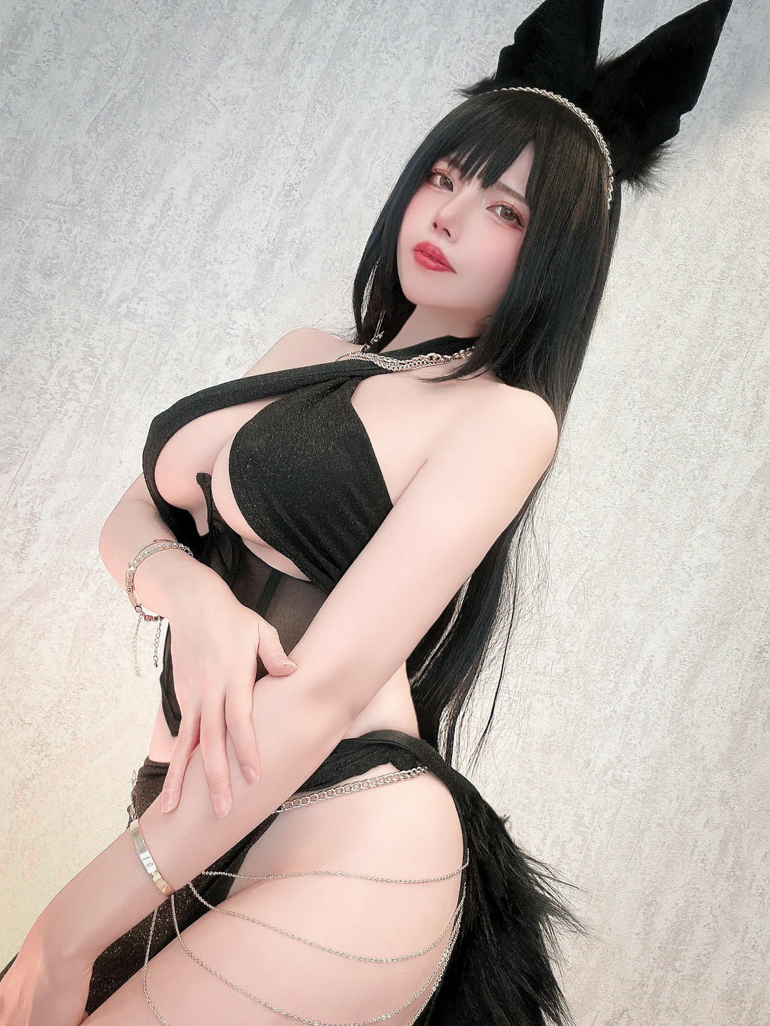 日本coser-Uriうり-Fantia-Uriうり NO_1.004 黒狼女王様 [30P-99MB]_第2集