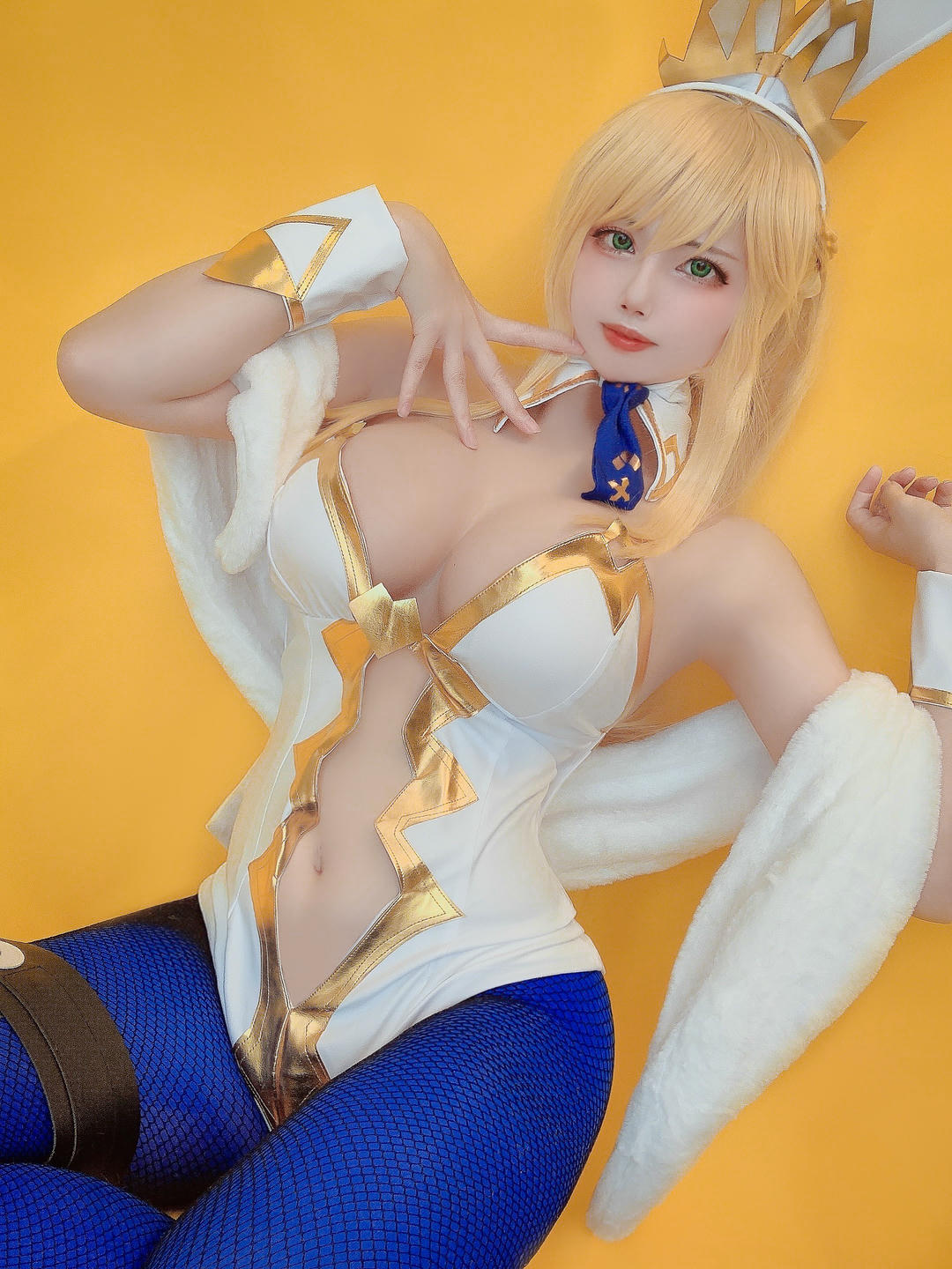 日本coser-Uriうり-Fantia-2021-09-09 水着獅子王🐰💙10sheets_第1集