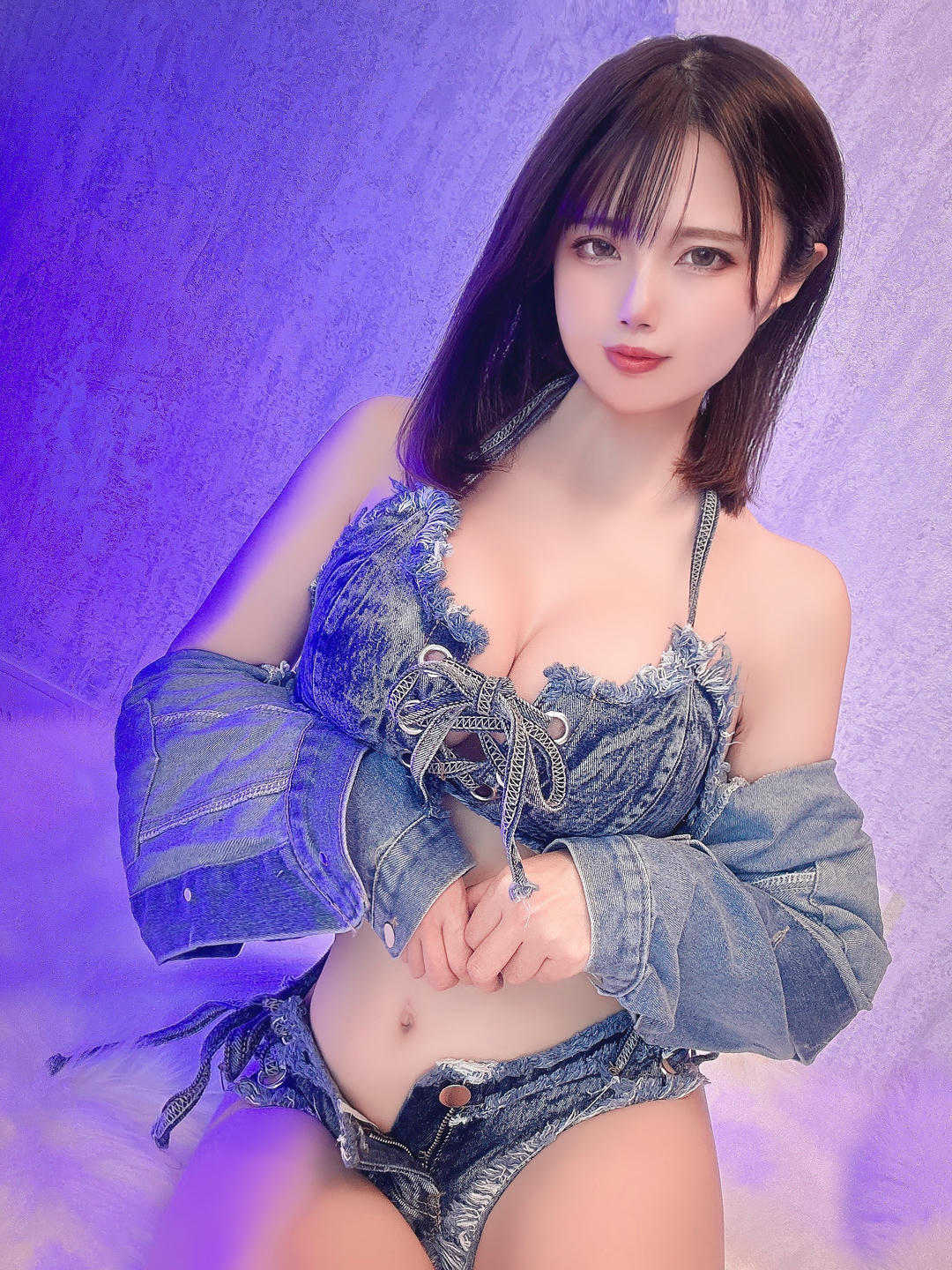 日本coser-Uriうり-Fantia-2022-12-13 デニムビキニちゃん👙💙37sheets_第1集