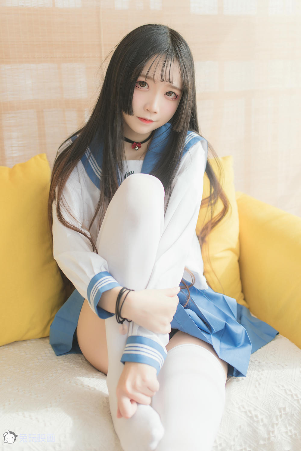 五更百鬼 NO.039 兔玩映画 白丝JK [10P-26MB]_第1集