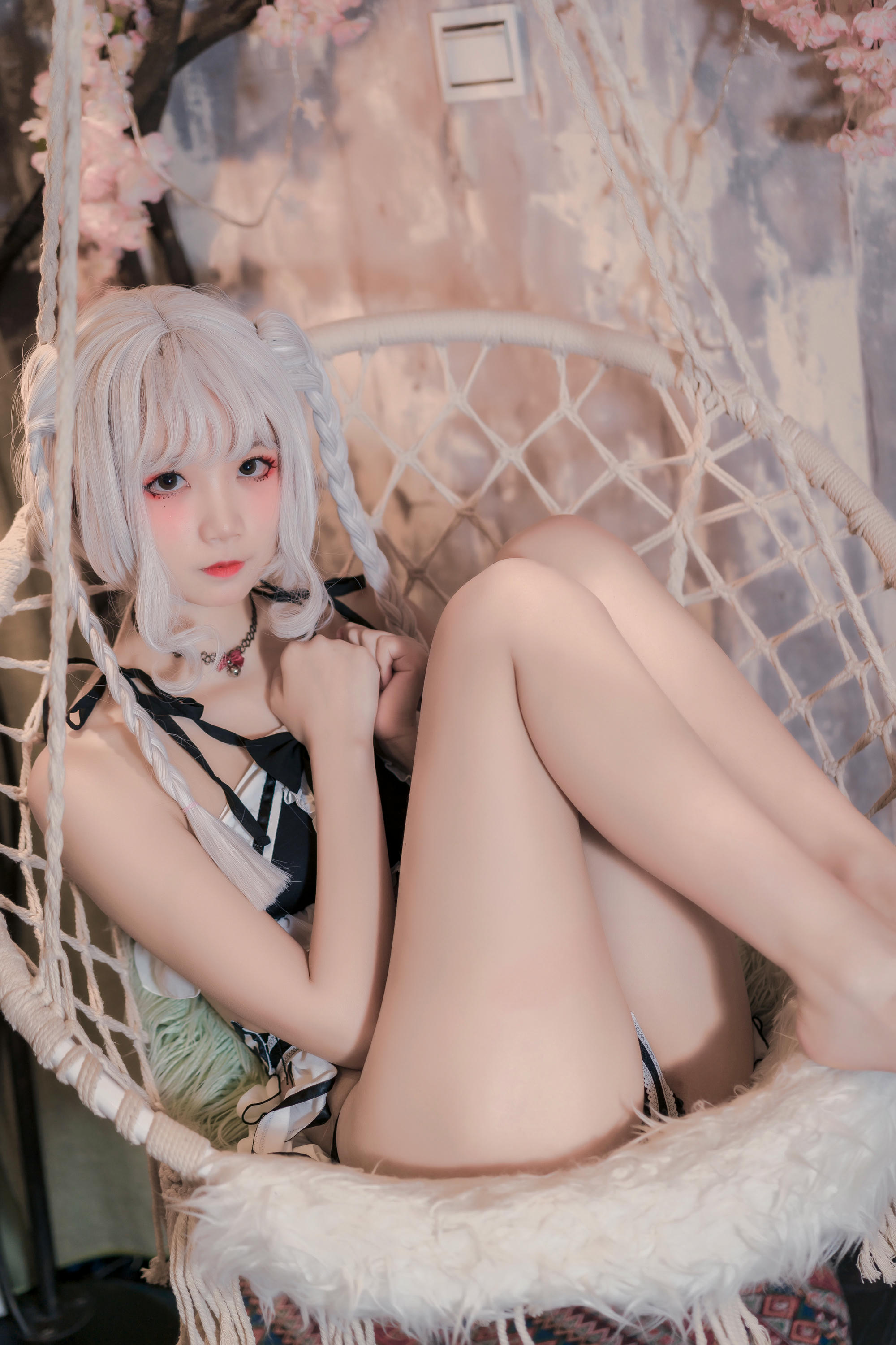五更百鬼 NO.043 圣女 吊带黑丝 [60P 873MB]_第2集