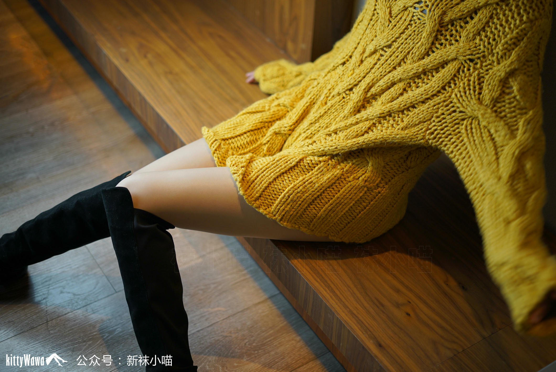 袜小喵 KT088 毛衣与靴 [60P+52M]_第2集