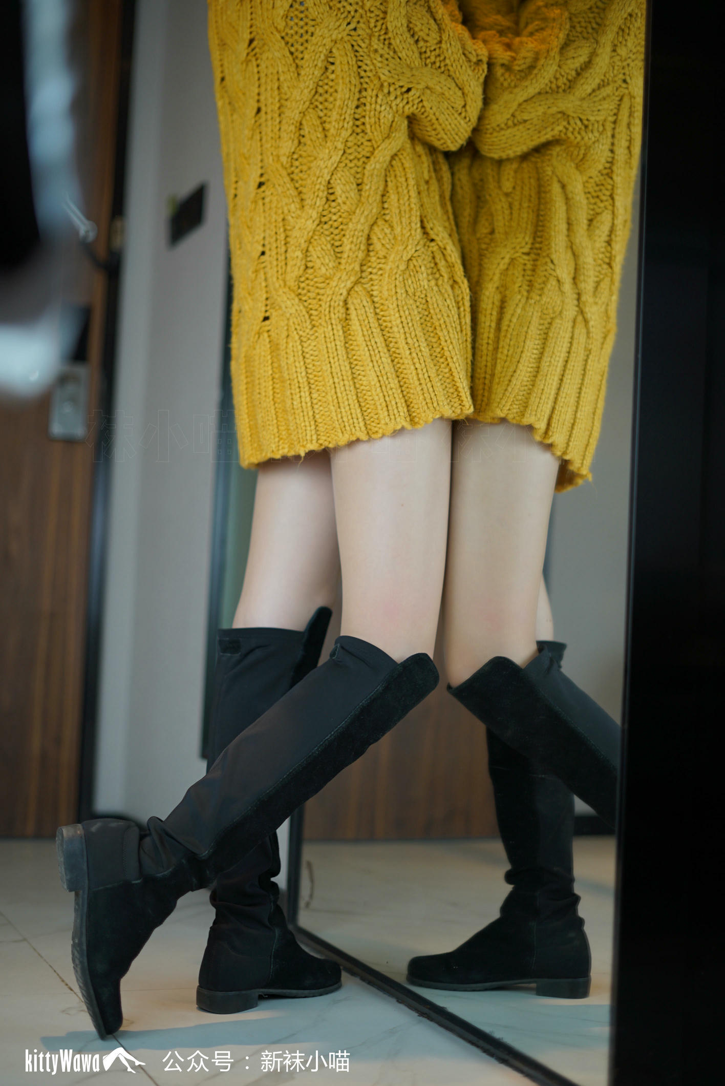 袜小喵 KT088 毛衣与靴 [60P+52M]_第2集