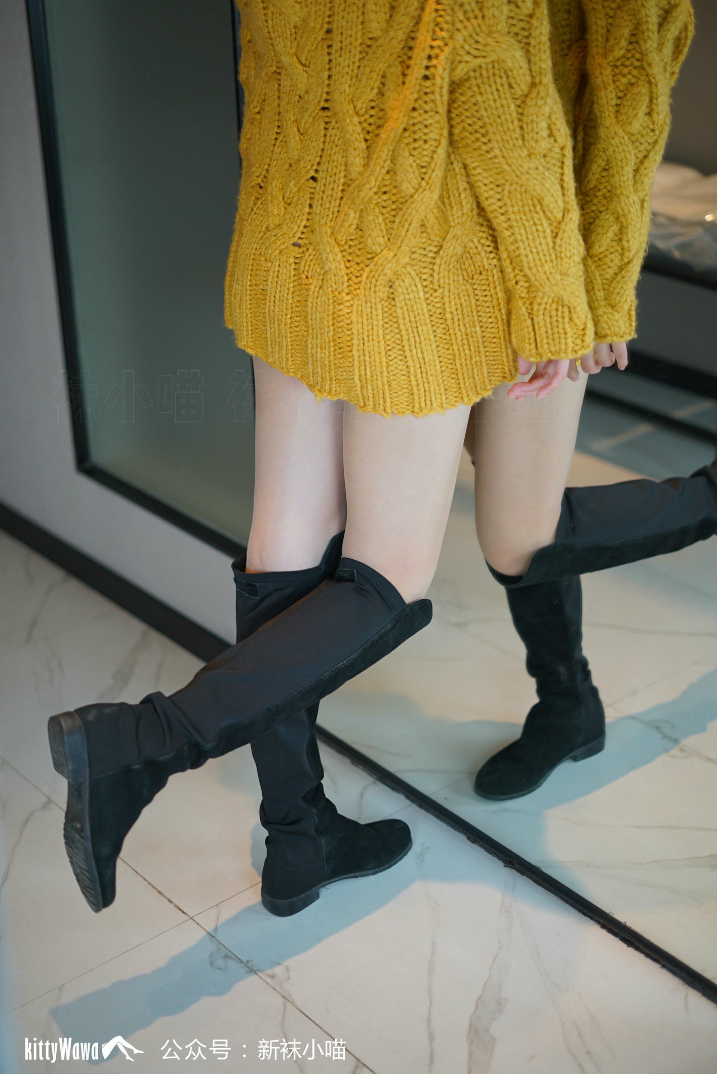 袜小喵 KT088 毛衣与靴 [60P+52M]_第2集