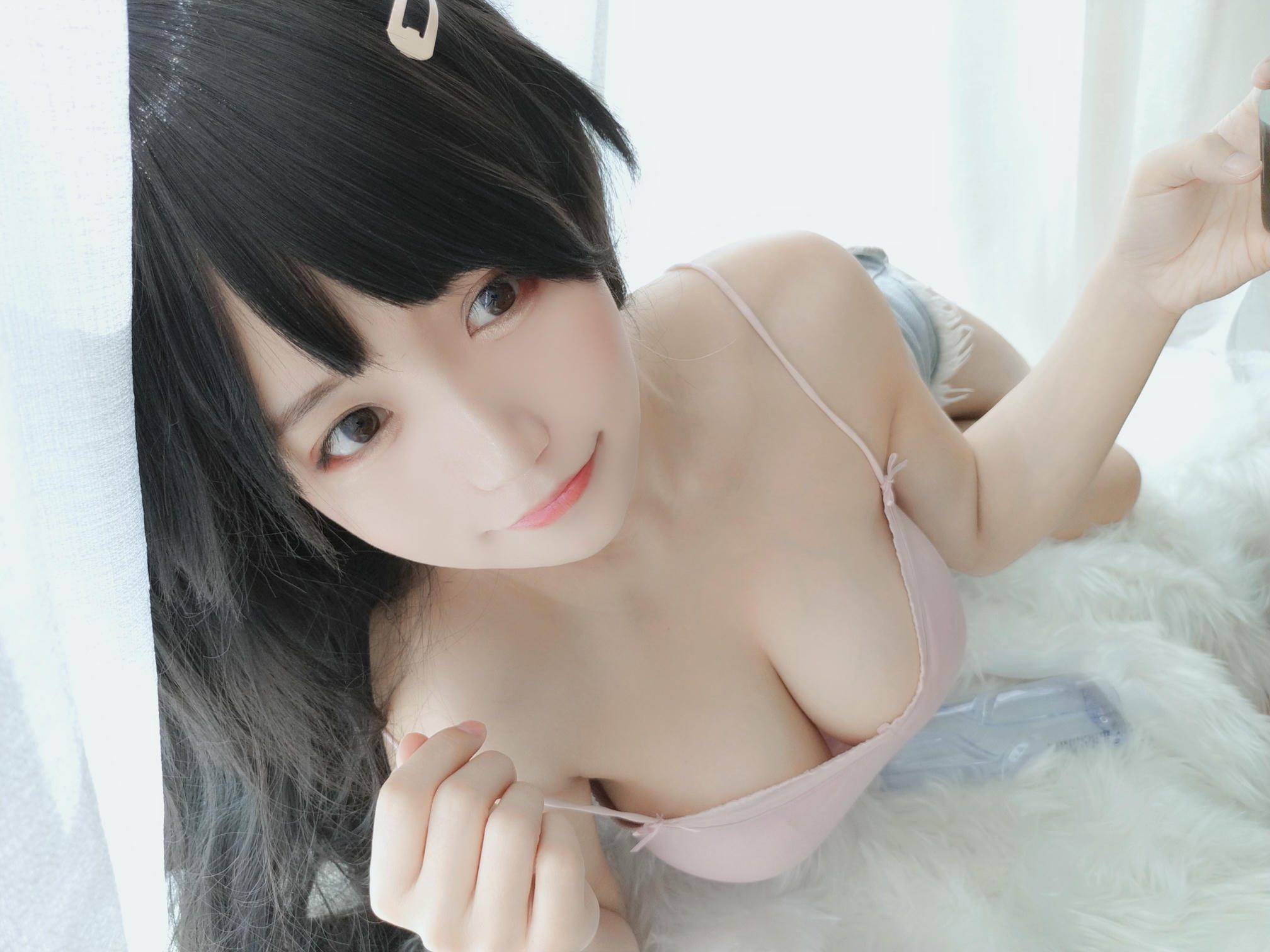 小仓千代w NO.002 粉色吊带[30P-54MB]_第1集