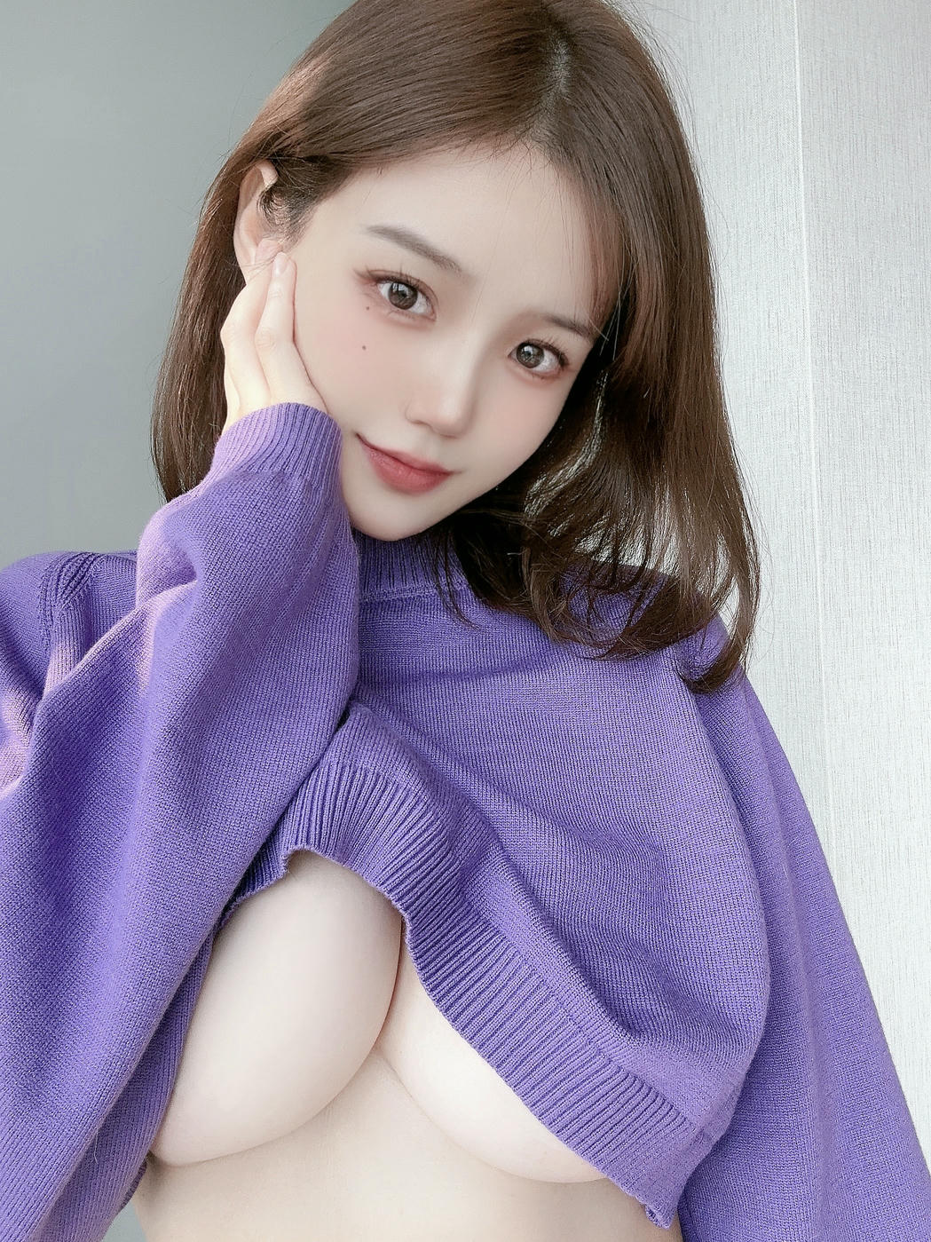 小仓千代w NO.033 2022年11月fantia会员合集（全6期） [78P-296MB]-2022-11-01 💟紫色毛衣💟11月初投稿 [11P-41MB]_第1集