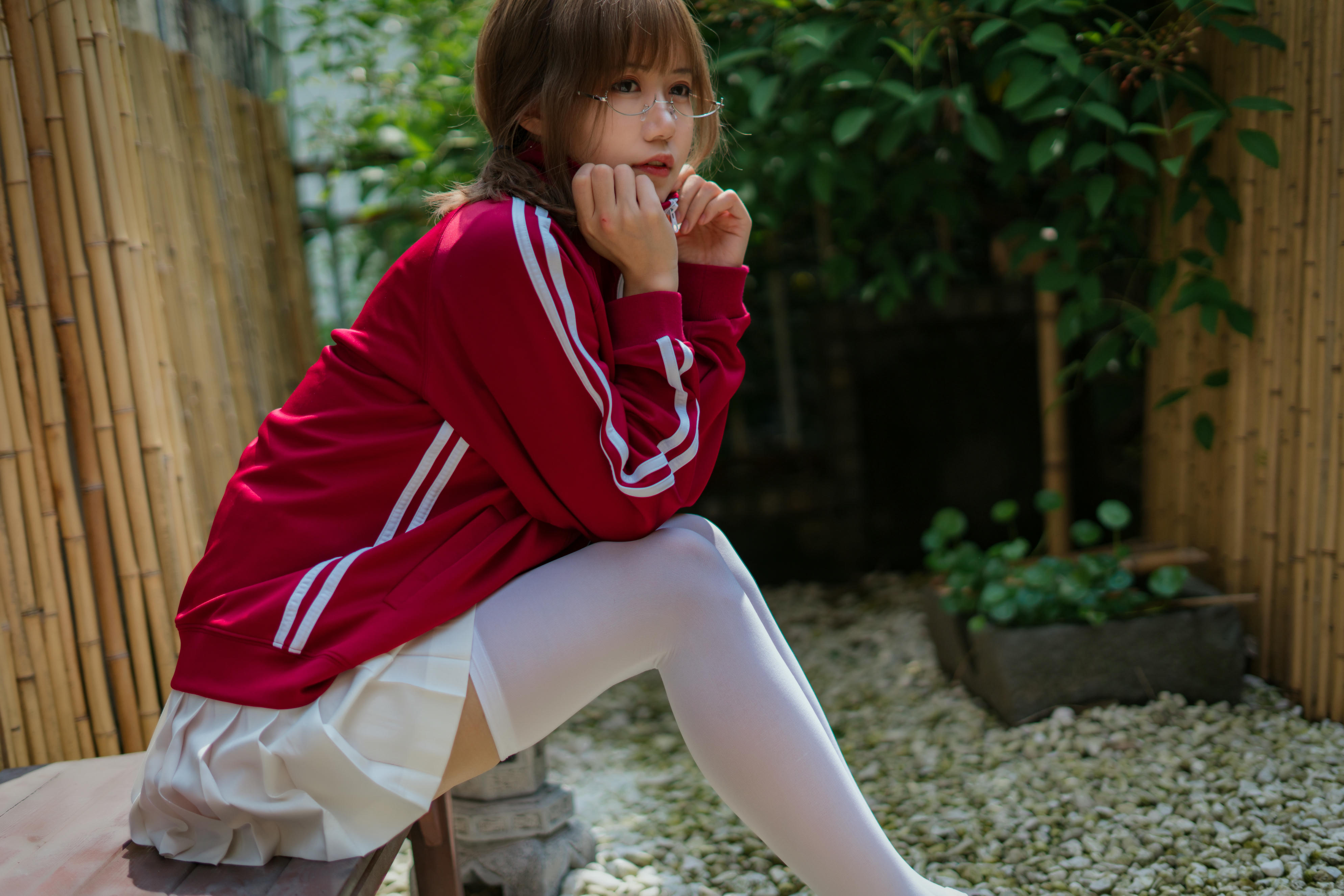 小仓千代w NO.004 红色体操服[48P-672MB]_第1集