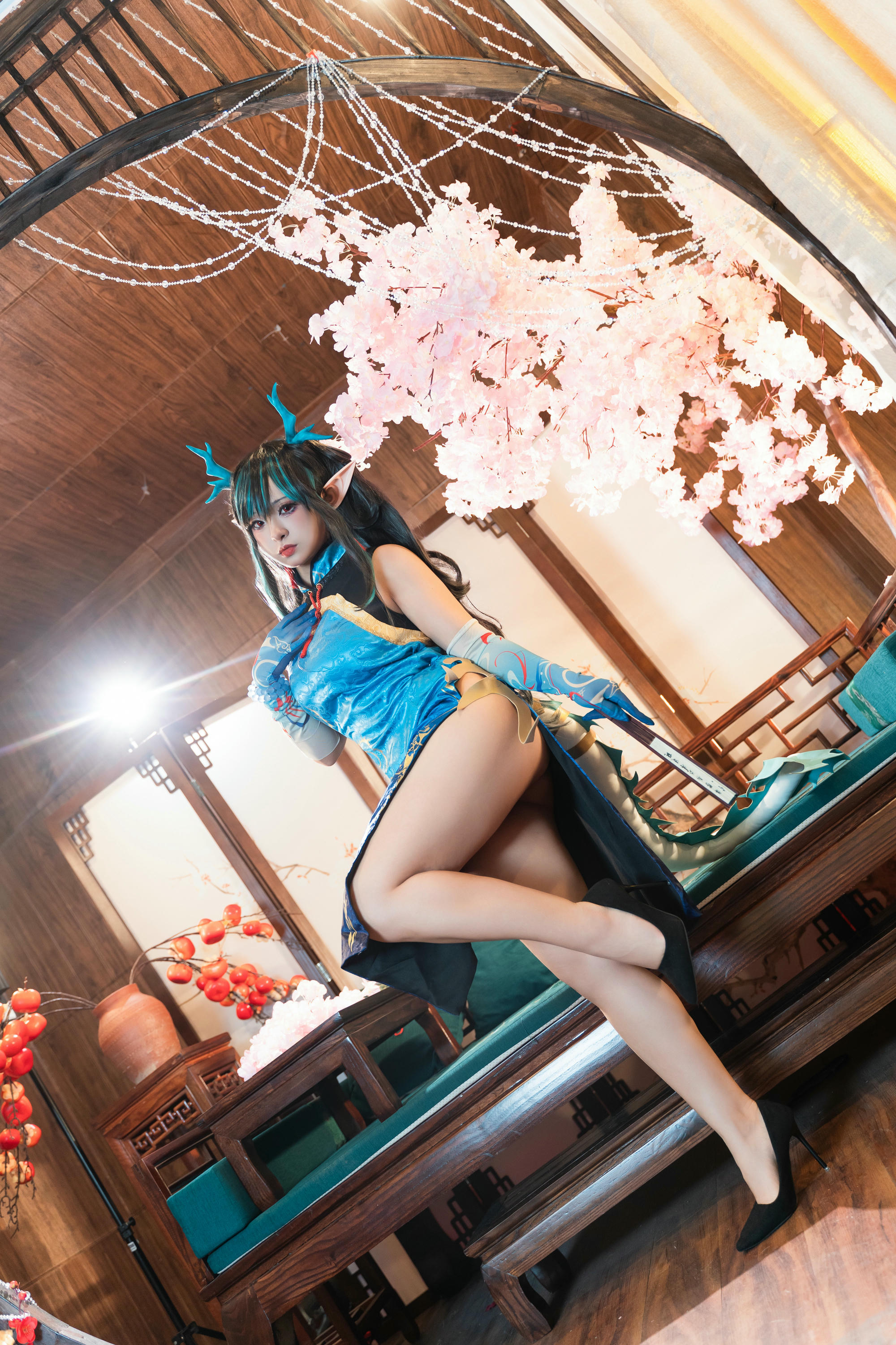 小和甜酒 NO.003 &橙风千雅 年夕旗袍双人御守 [189P 788MB]-明日方舟年夕双人_第3集