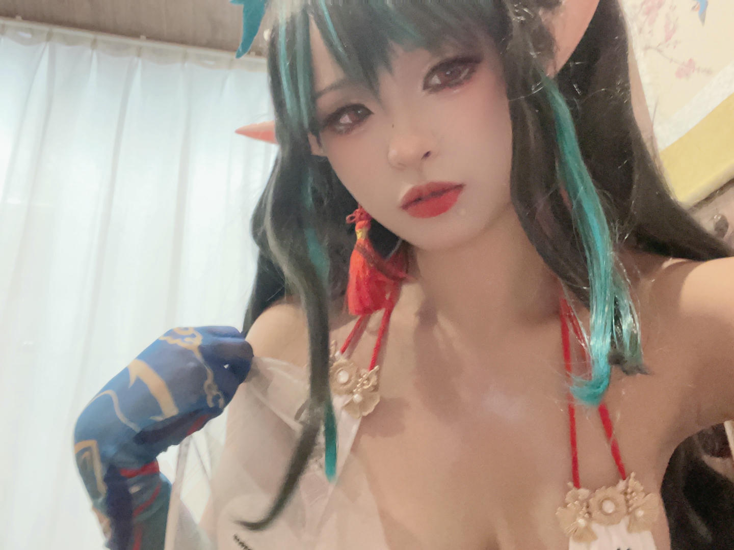 小和甜酒 NO.003 &橙风千雅 年夕旗袍双人御守 [189P 788MB]-阿呀自拍_第3集