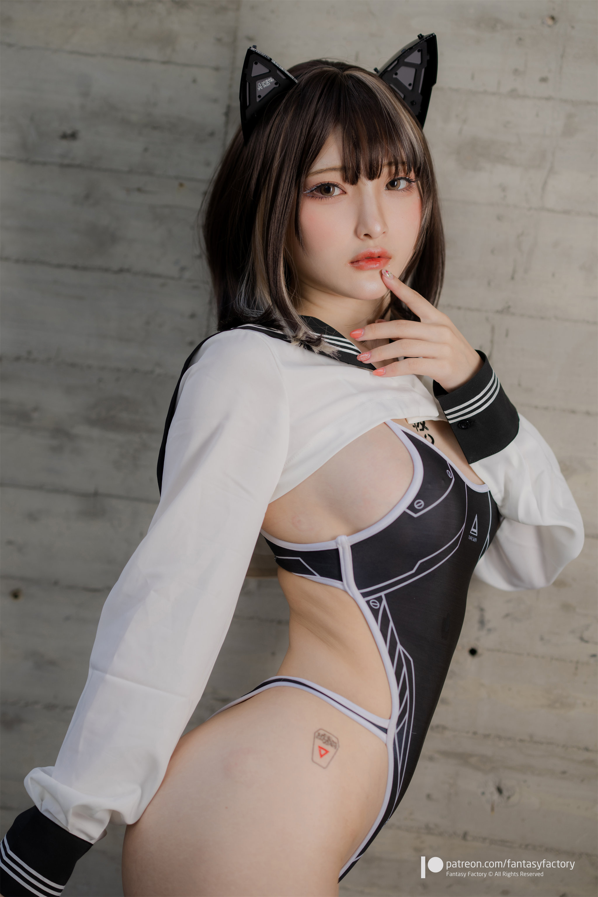 台湾写真模特fantastic小丁-Sailor suit athletic swimsuit_第1集