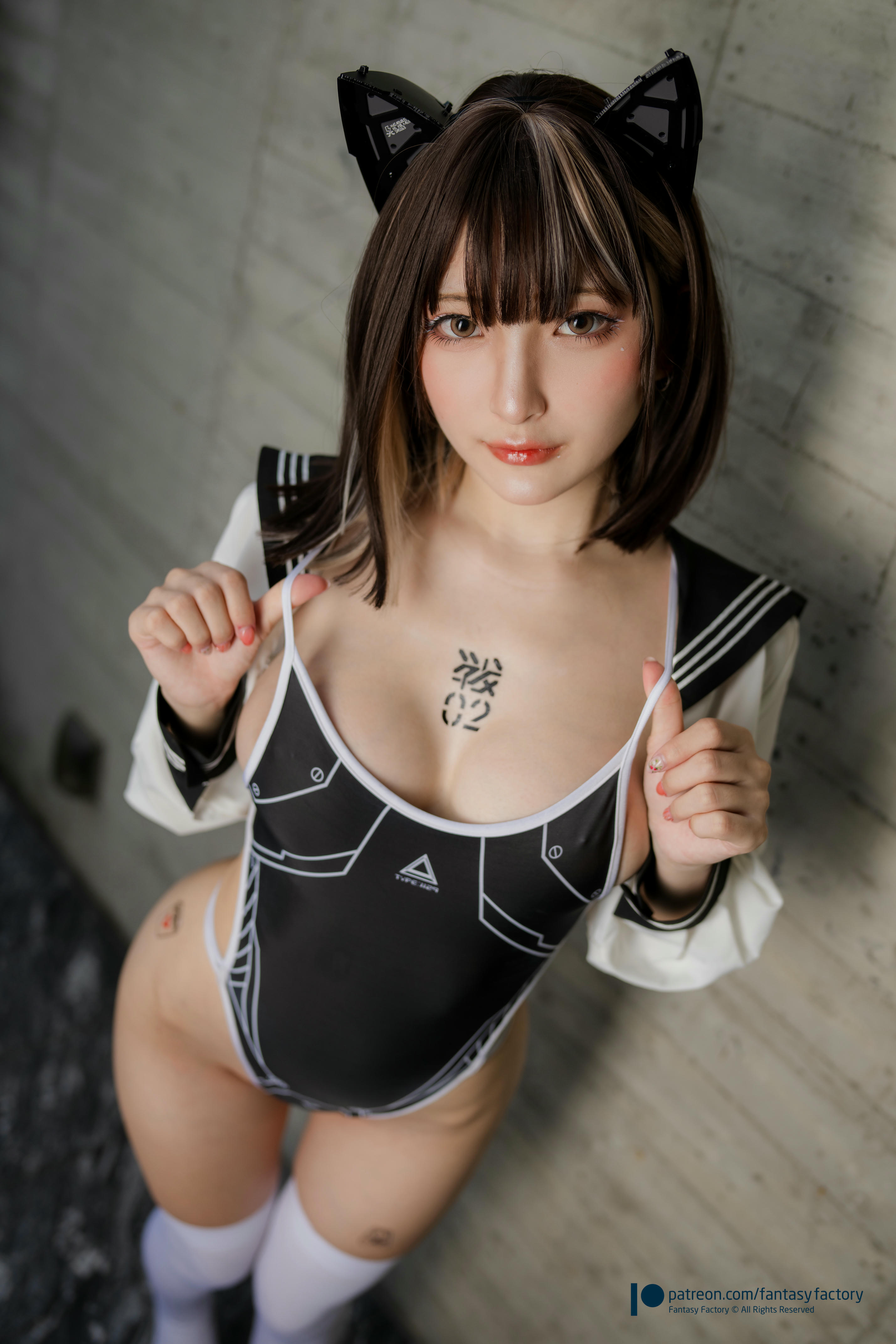台湾写真模特fantastic小丁-Sailor suit athletic swimsuit_第2集