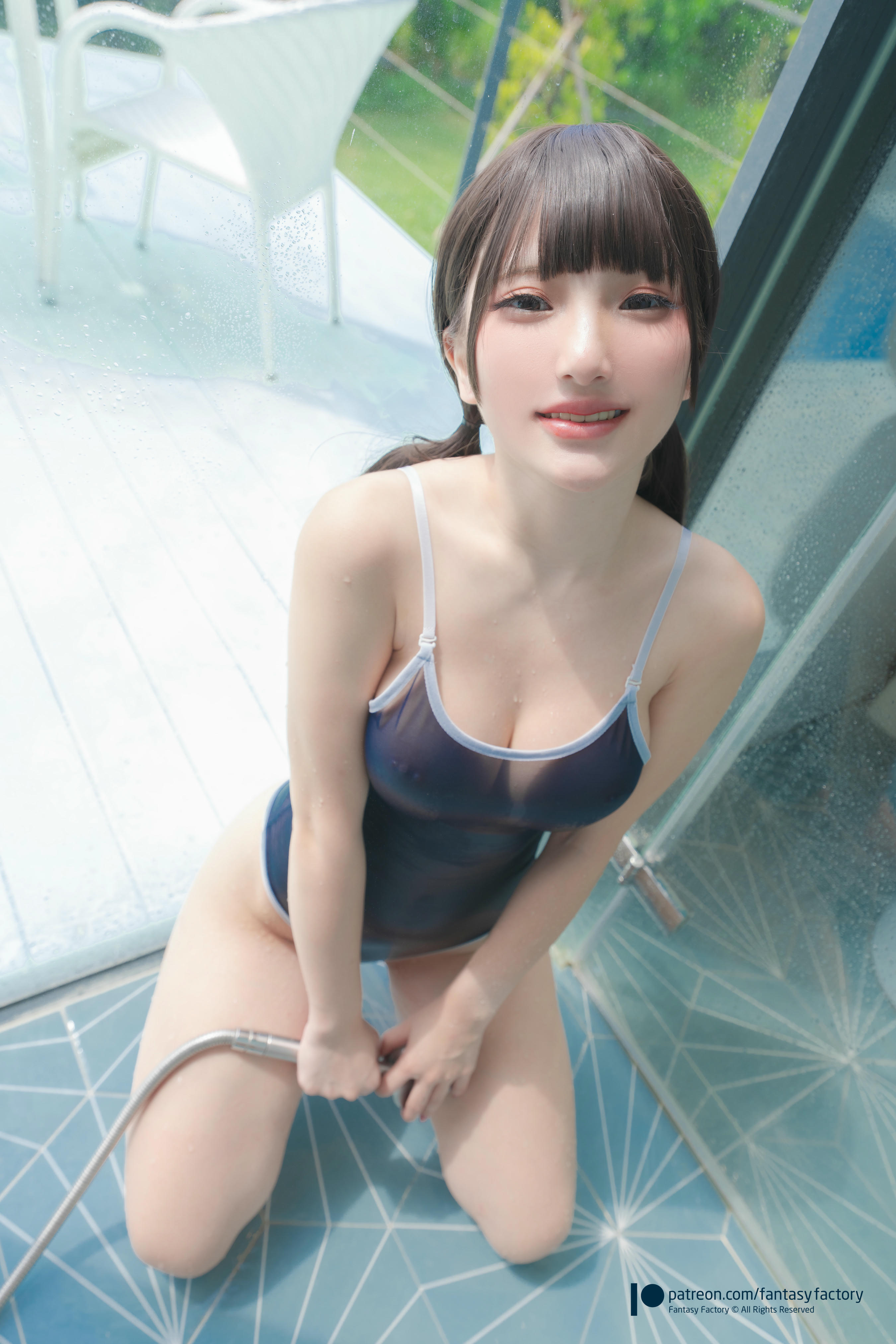 台湾写真模特fantastic小丁-transparent school swimsuit_第2集
