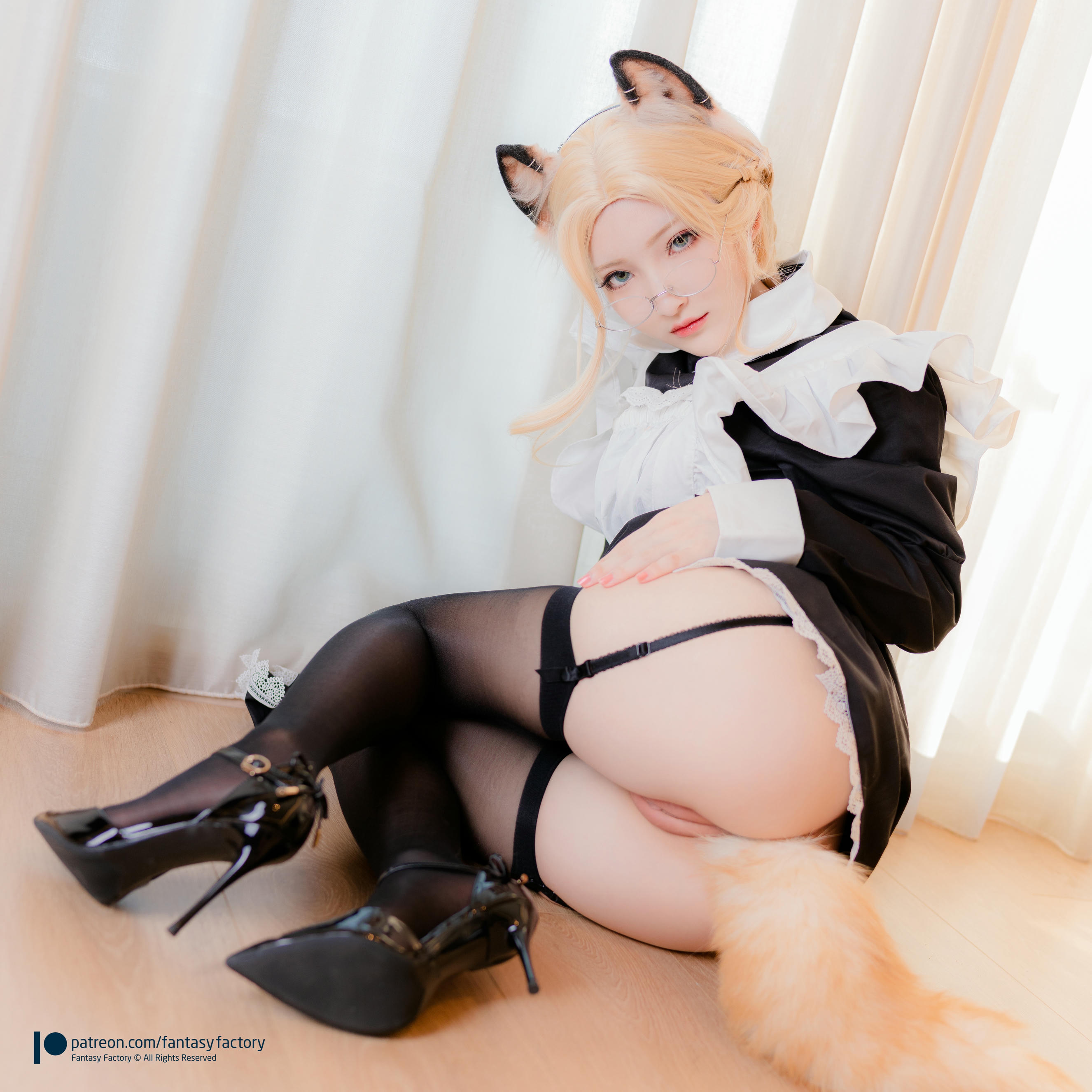 台湾写真模特fantastic小丁-Fox maid_第1集
