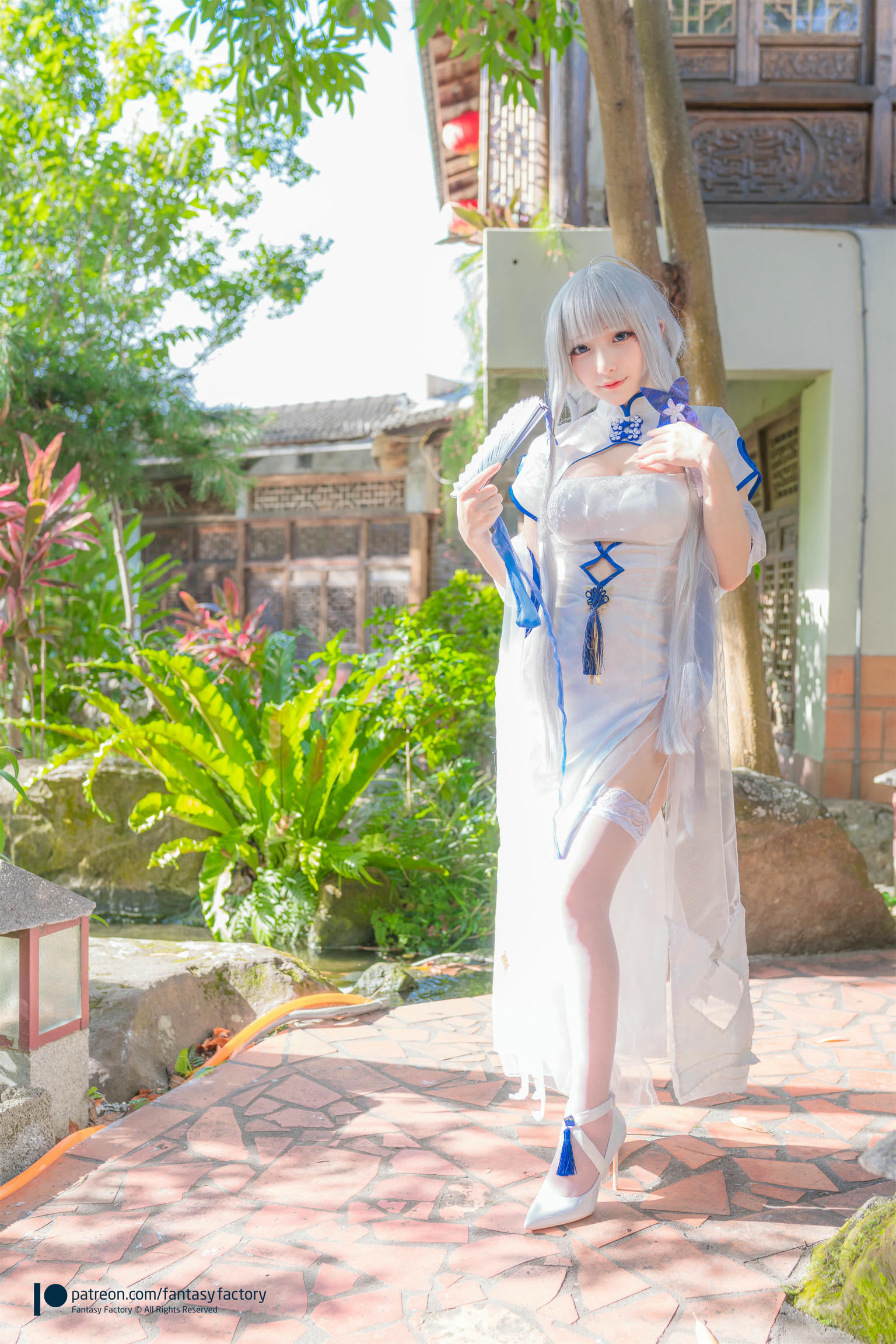 台湾写真模特fantastic小丁-HMS Illustrious Aircraft Carrier cheongsam_第1集