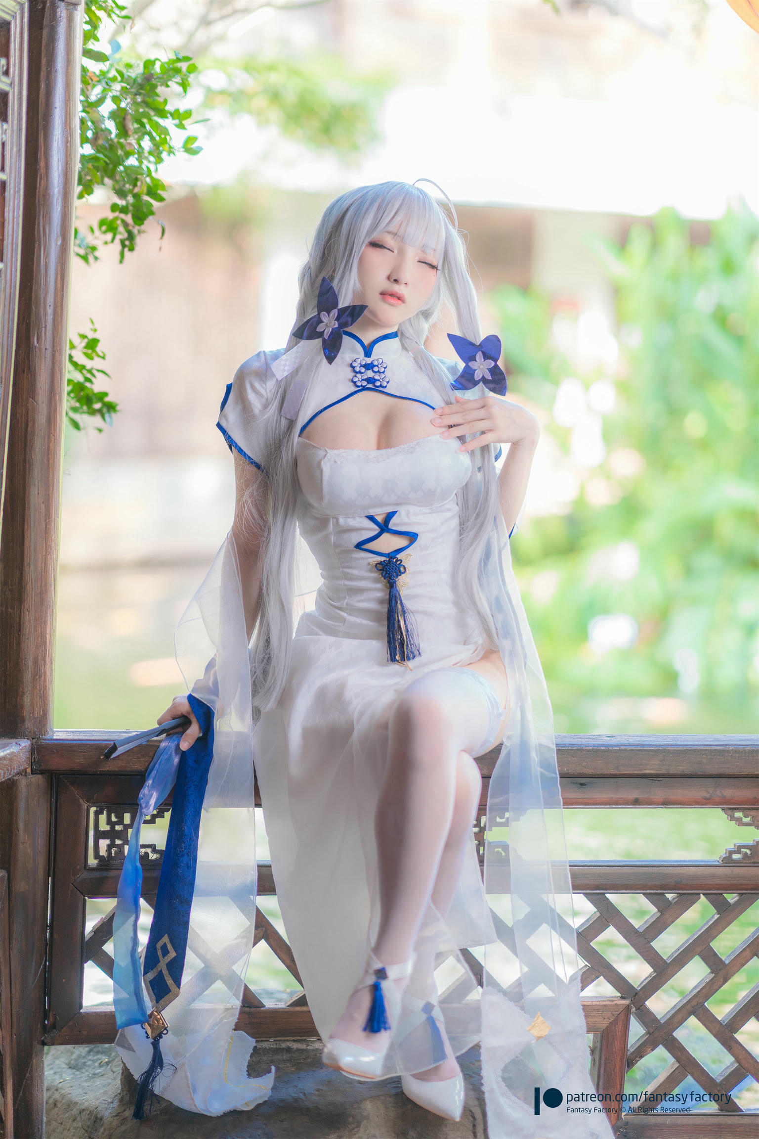 台湾写真模特fantastic小丁-HMS Illustrious Aircraft Carrier cheongsam_第2集