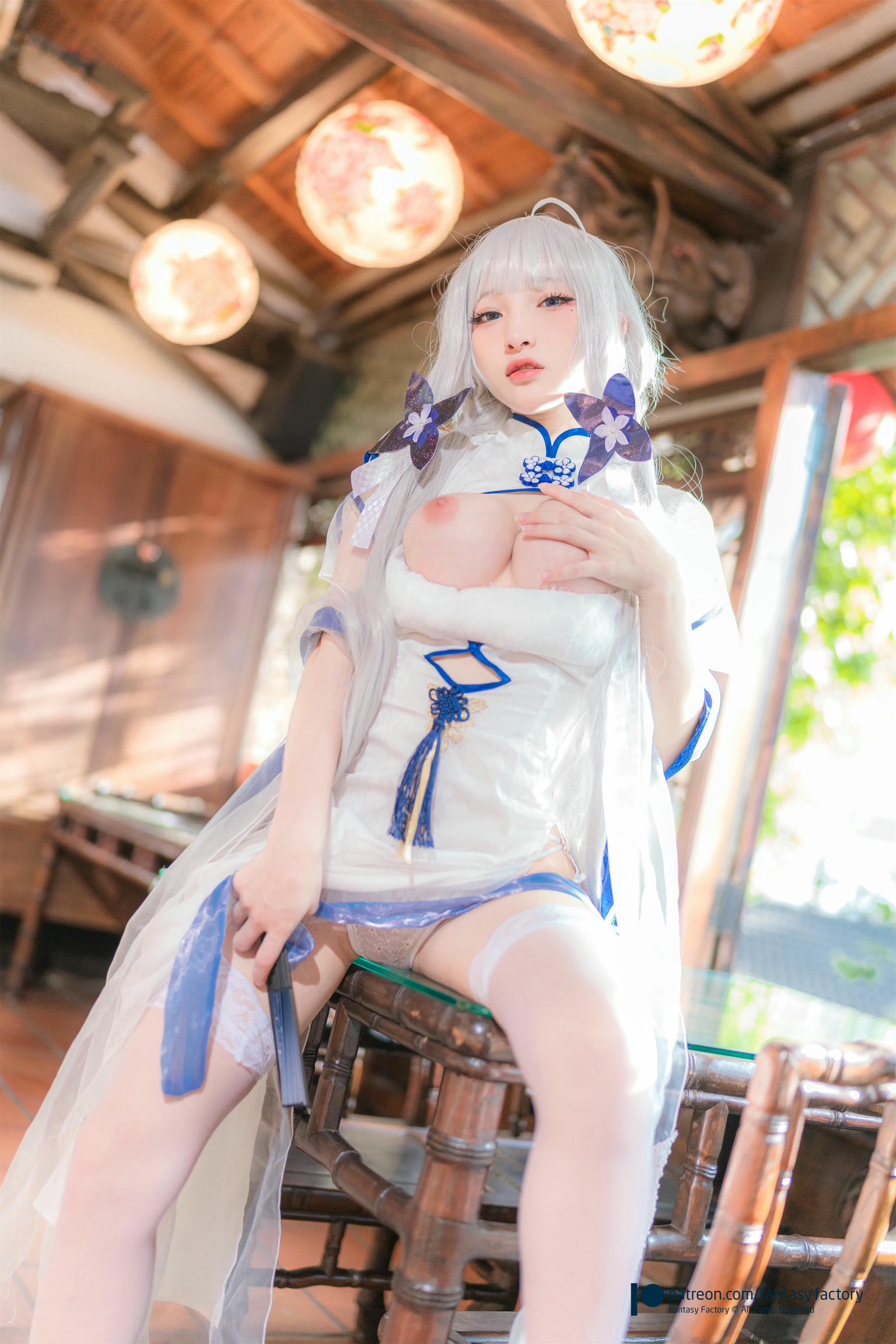 台湾写真模特fantastic小丁-HMS Illustrious Aircraft Carrier cheongsam_第2集
