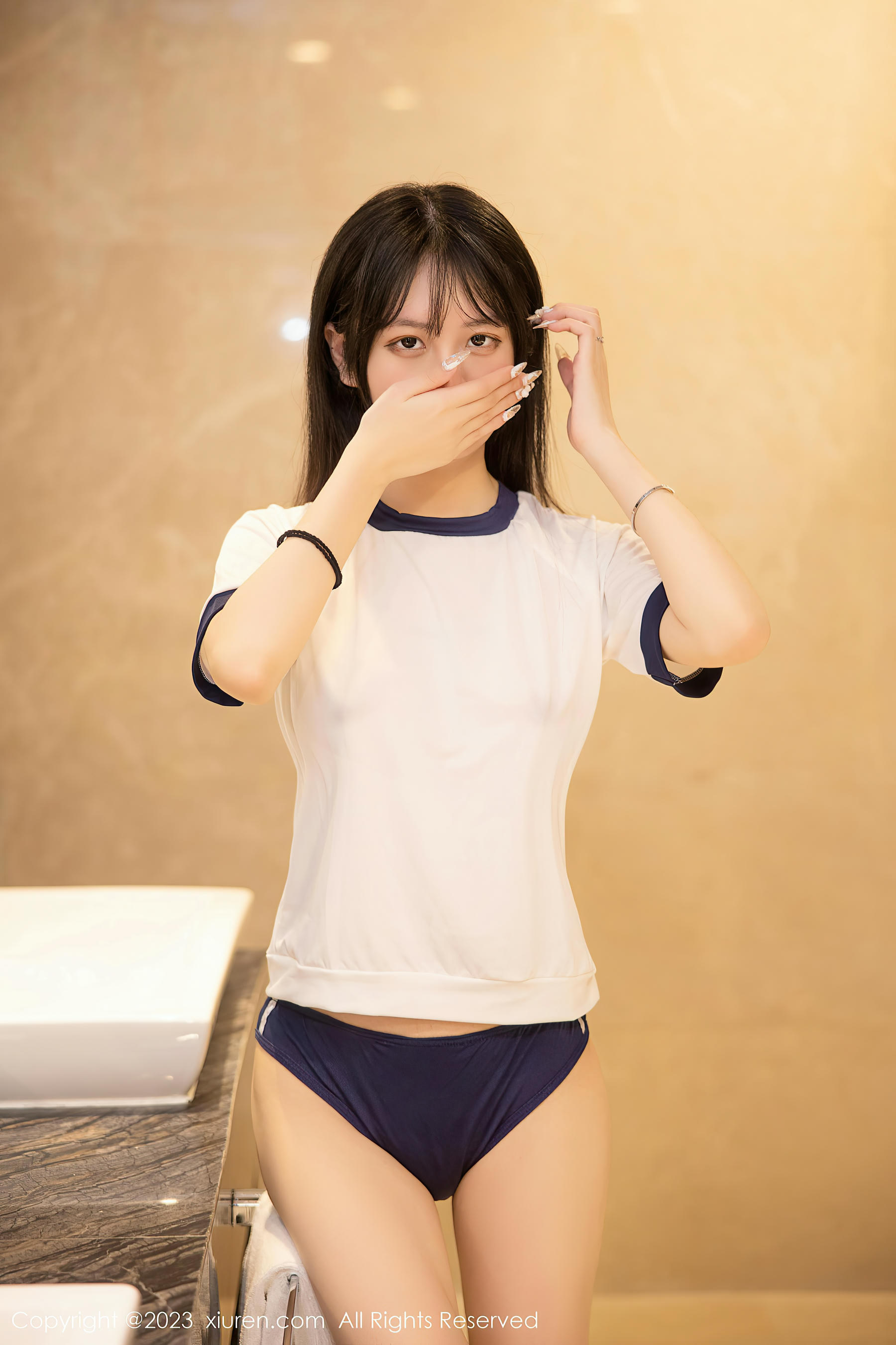 谢小蒽(幼幼)-XIUREN NO.6447 运动短裤 [87P]_第2集
