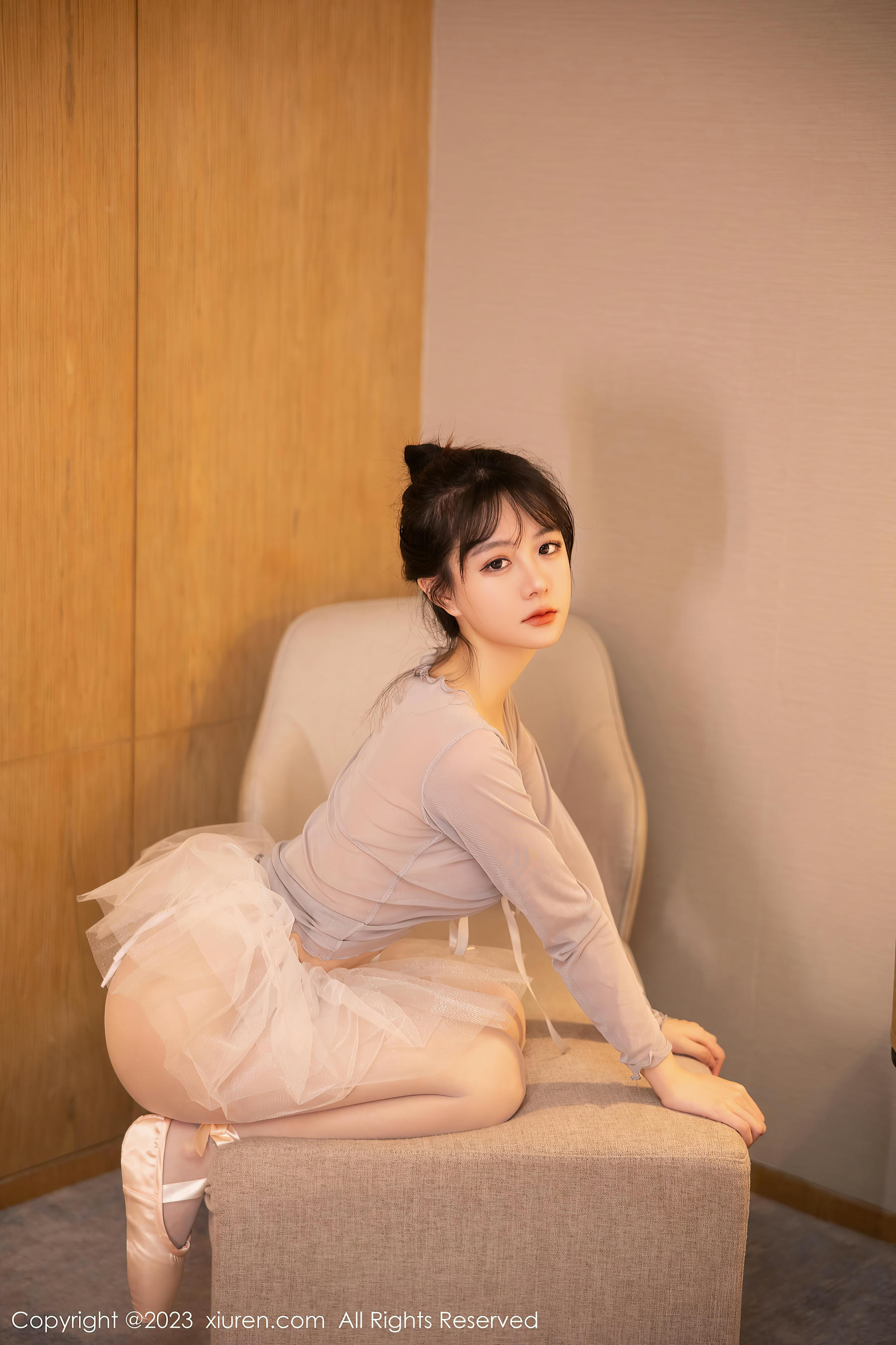 谢小蒽(幼幼)-XIUREN NO.6592 白裙芭蕾 [91P]_第3集