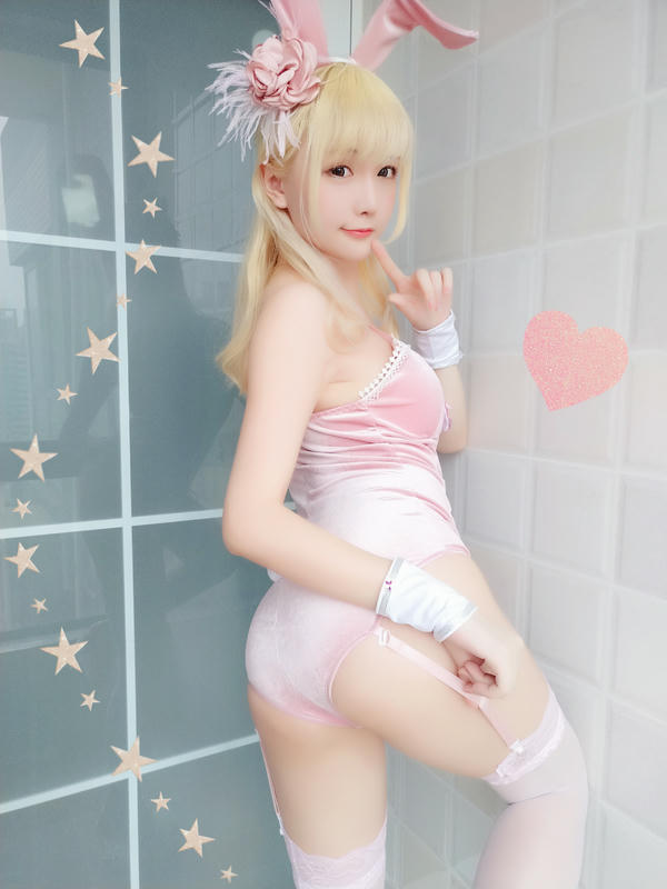 星之迟迟 - VOL.01 粉红泡泡包 [56P-56MB]-PINK兔女郎（31P）_第2集