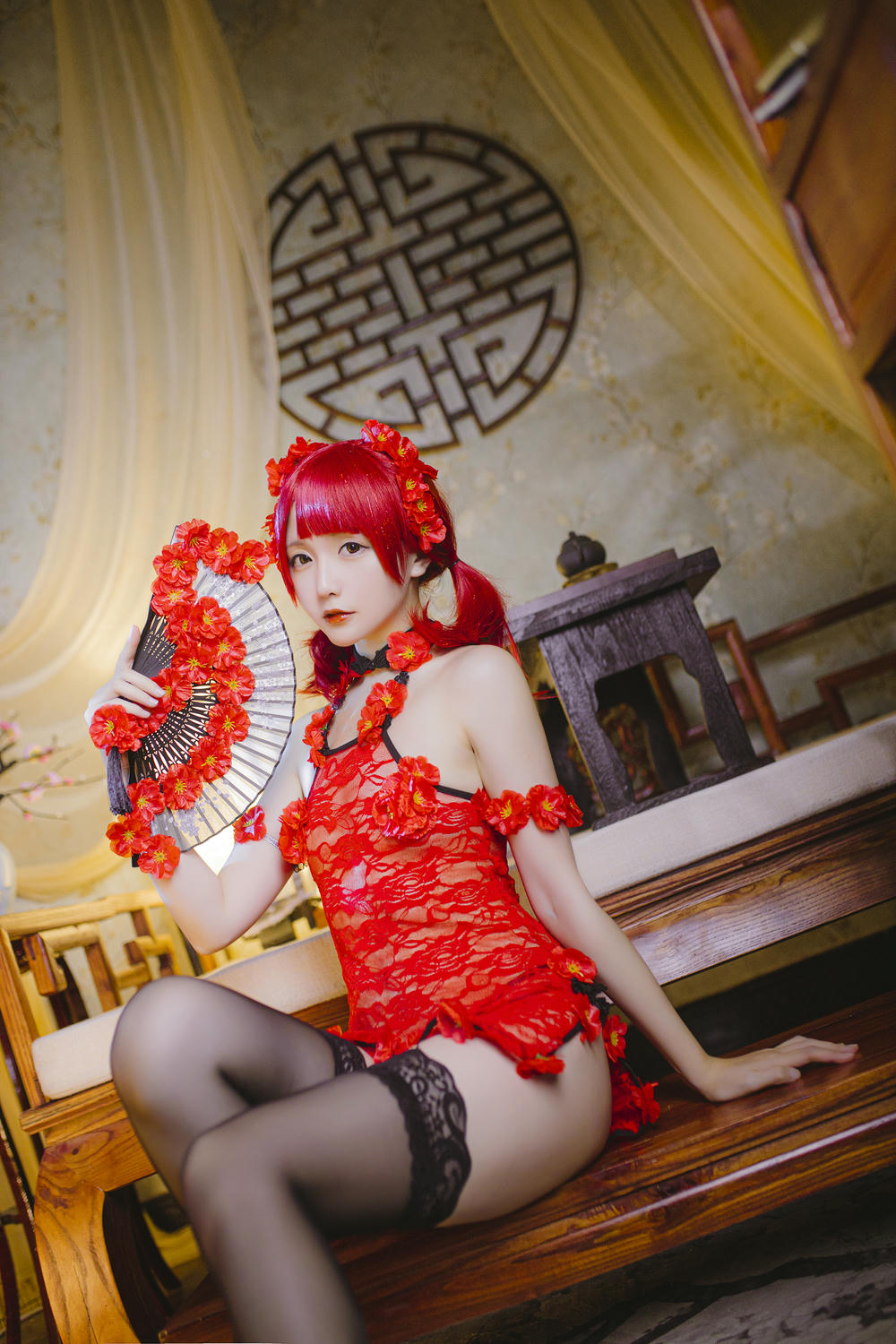 星之迟迟 - NO.07 花鸟风月 电子版 [305P-955MB]-《花鸟风月》电子版-花与旗袍-红_第1集