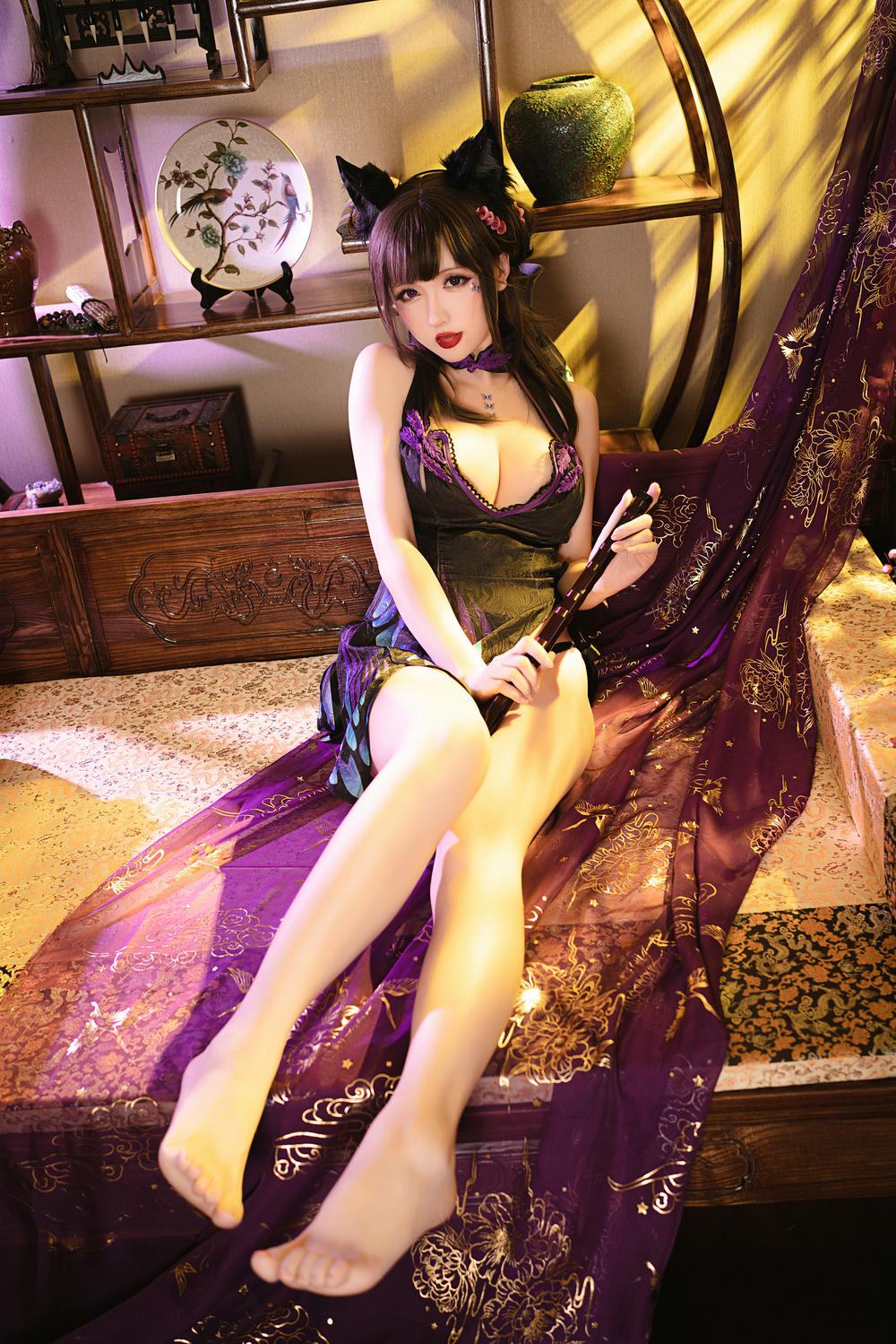 星之迟迟 NO.166 蝴蝶旗袍 [46P-219MB]_第1集
