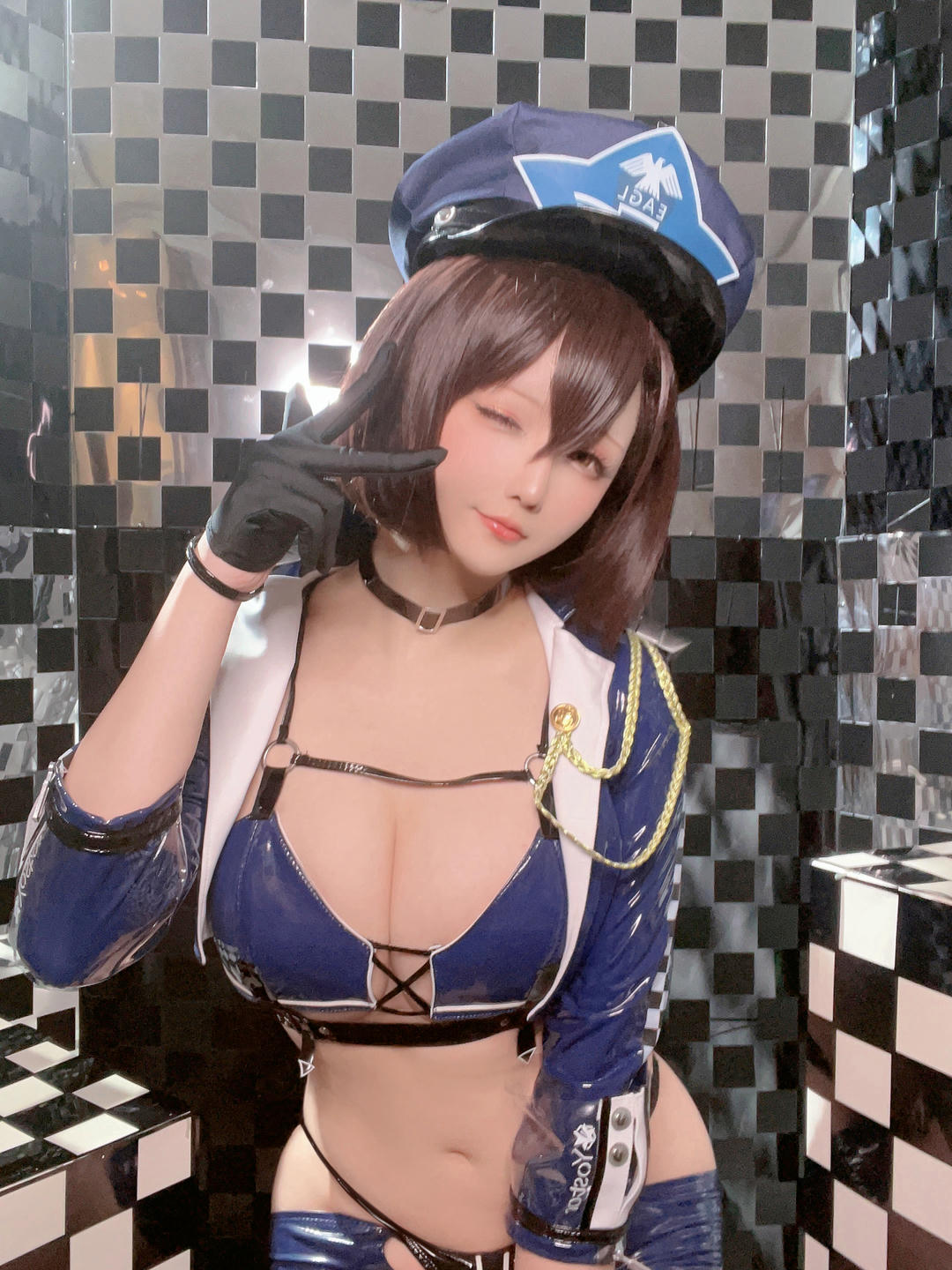 星之迟迟 NO.185 2023 3月计划B 碧蓝航线 巴尔的摩赛车服 [51P1V 379MB]_第3集