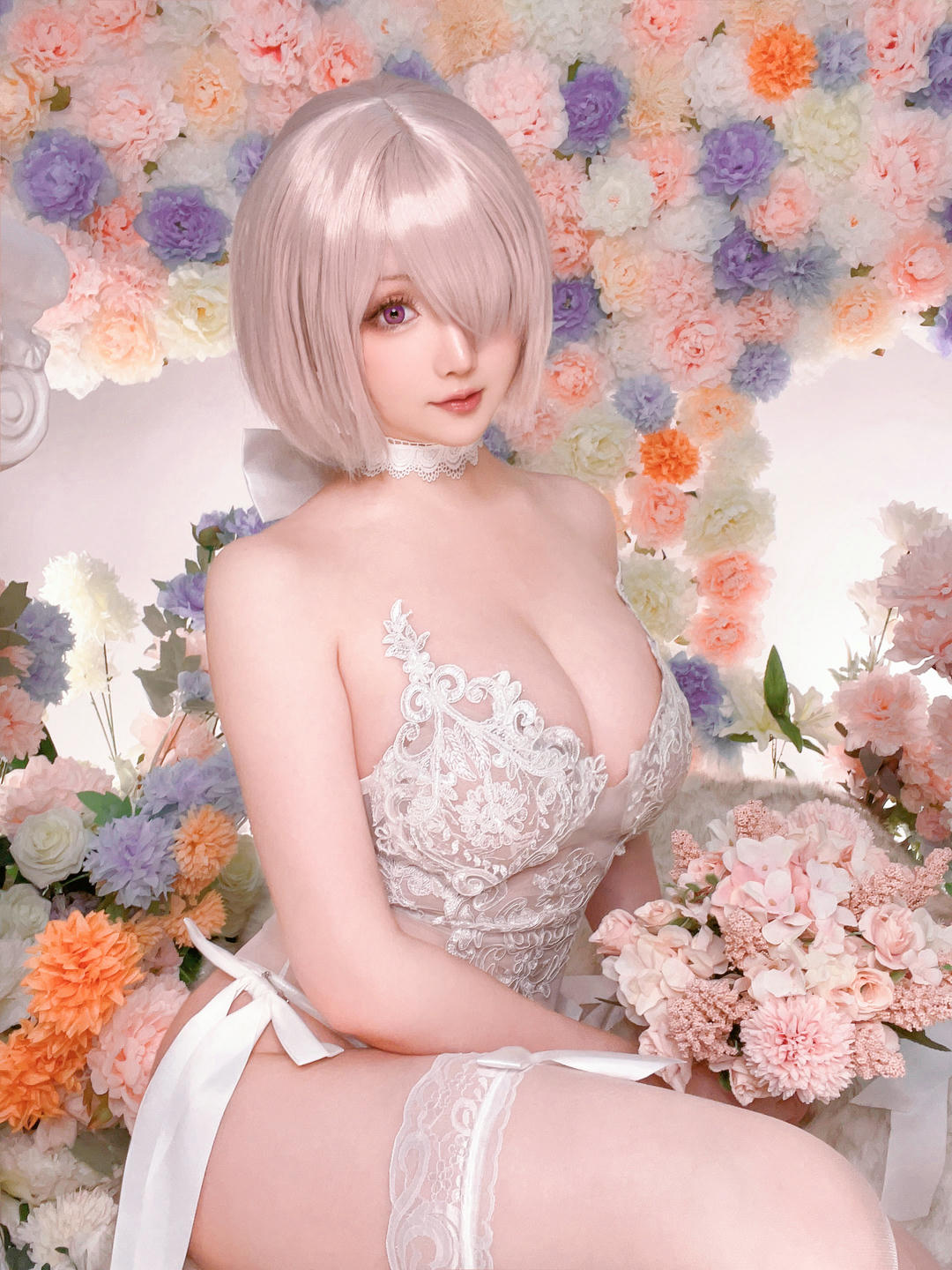星之迟迟 NO.186 2023 3月计划C FGO 玛修婚纱 [78P1V 423MB]_第3集