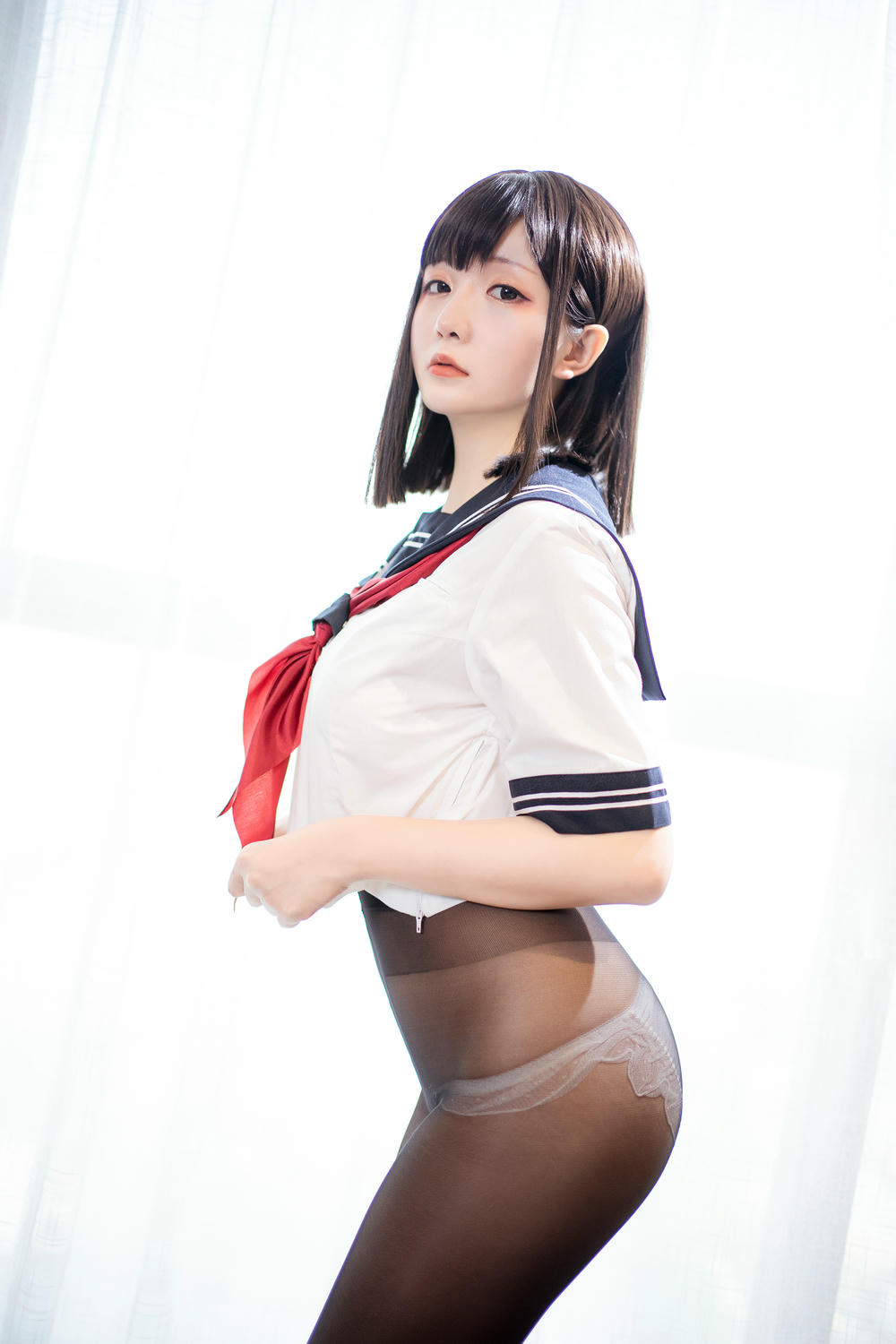 星之迟迟 - NO.10 黑丝jk [24P4V-198MB]-套图_第1集