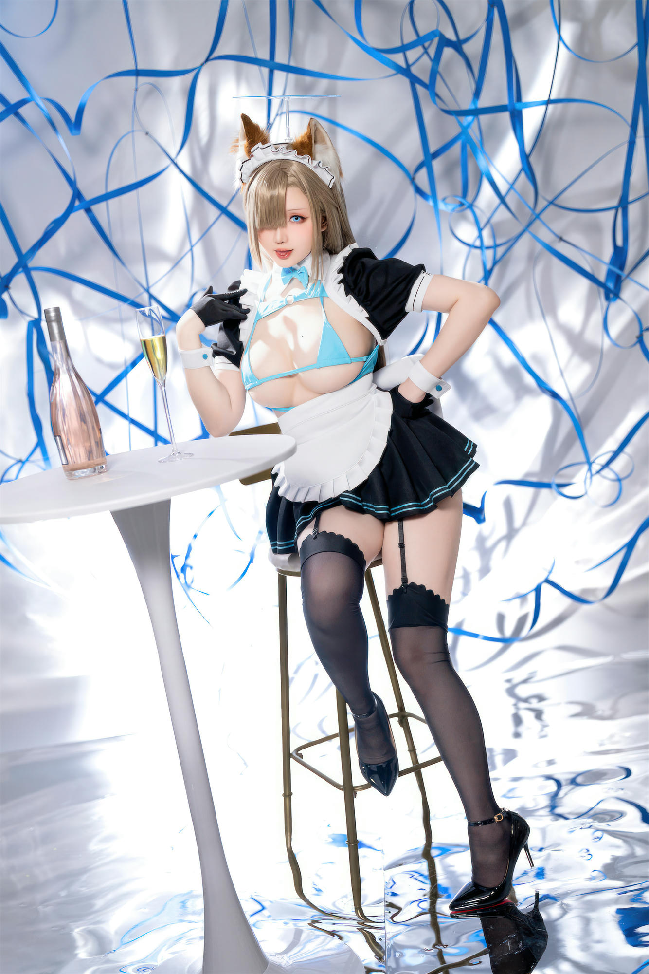 星之迟迟 NO.225 2023-12-C明日奈女仆[94P-206.4M]_第2集