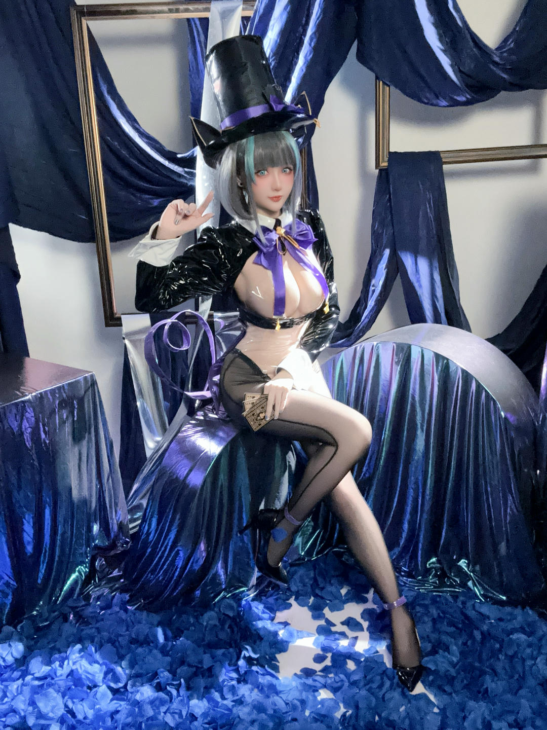 星之迟迟 NO.255 2024-8-A 碧蓝航线—柴郡 [32P 280MB]_第2集