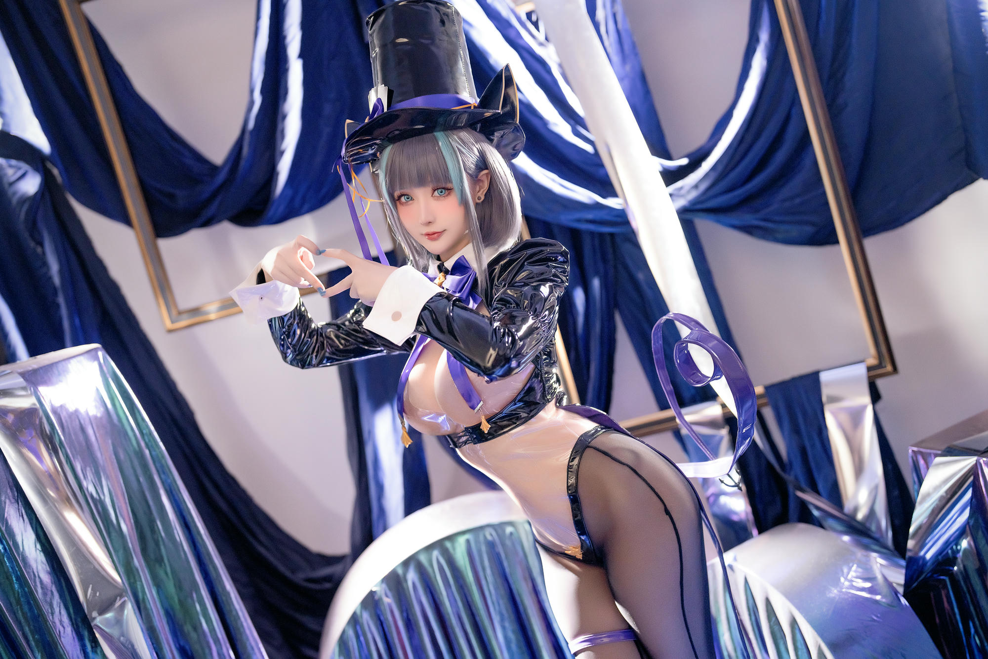 星之迟迟 NO.255 2024-8-A 碧蓝航线—柴郡 [32P 280MB]_第1集