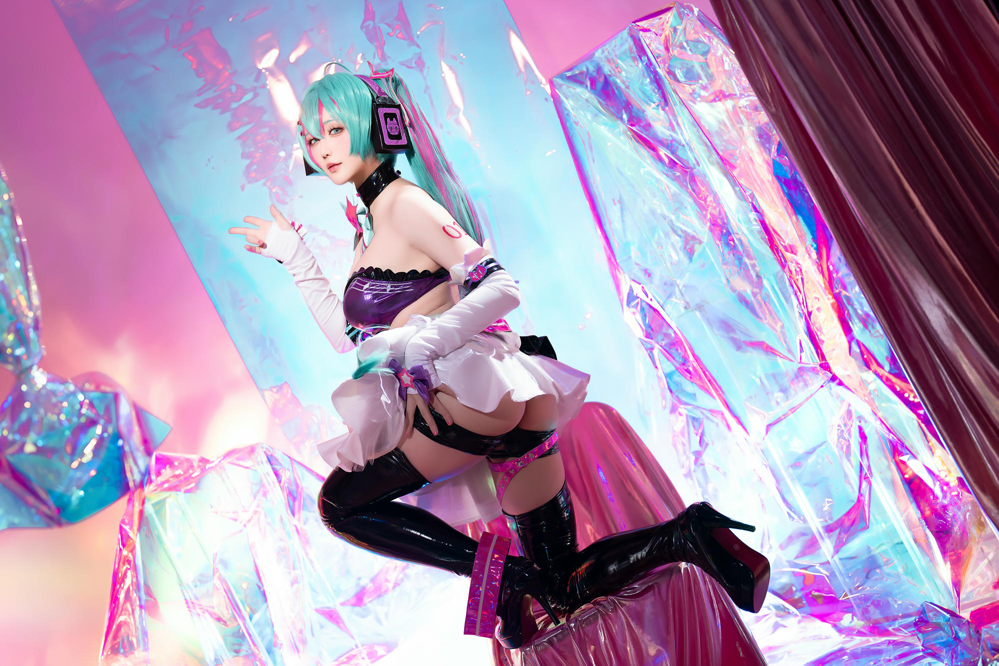 星之迟迟 NO.261 2024-7-B Miku初音未来 喵斯快跑 [73P1V 2.23GB]_第2集