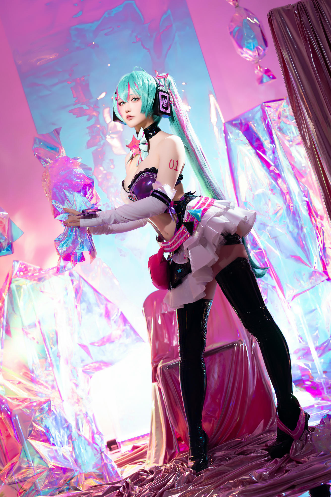 星之迟迟 NO.261 2024-7-B Miku初音未来 喵斯快跑 [73P1V 2.23GB]_第2集