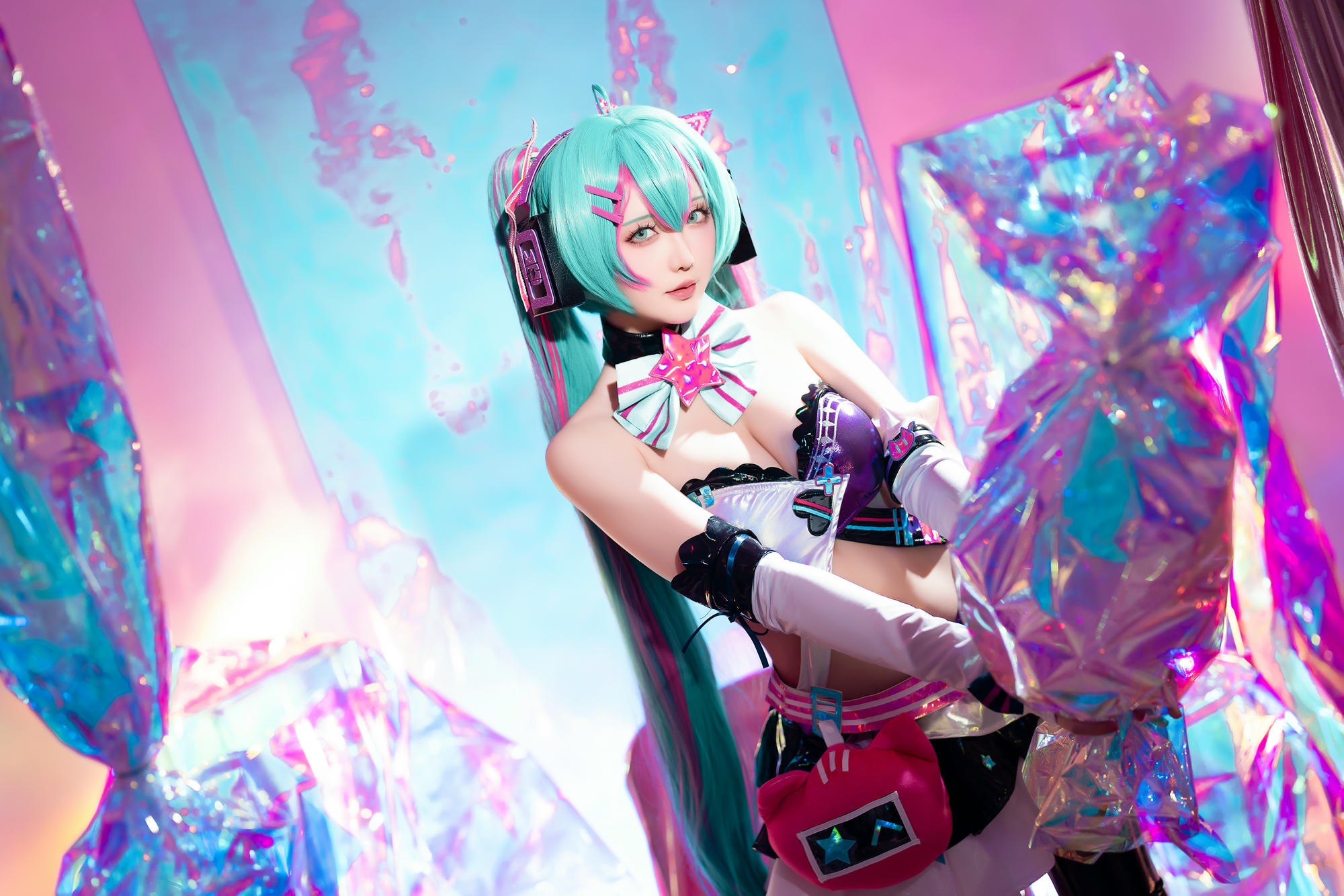 星之迟迟 NO.261 2024-7-B Miku初音未来 喵斯快跑 [73P1V 2.23GB]_第2集