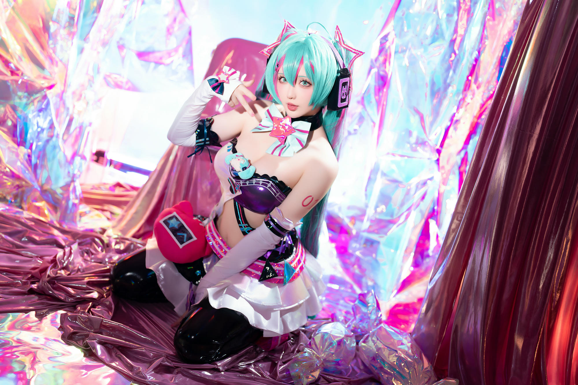 星之迟迟 NO.261 2024-7-B Miku初音未来 喵斯快跑 [73P1V 2.23GB]_第2集