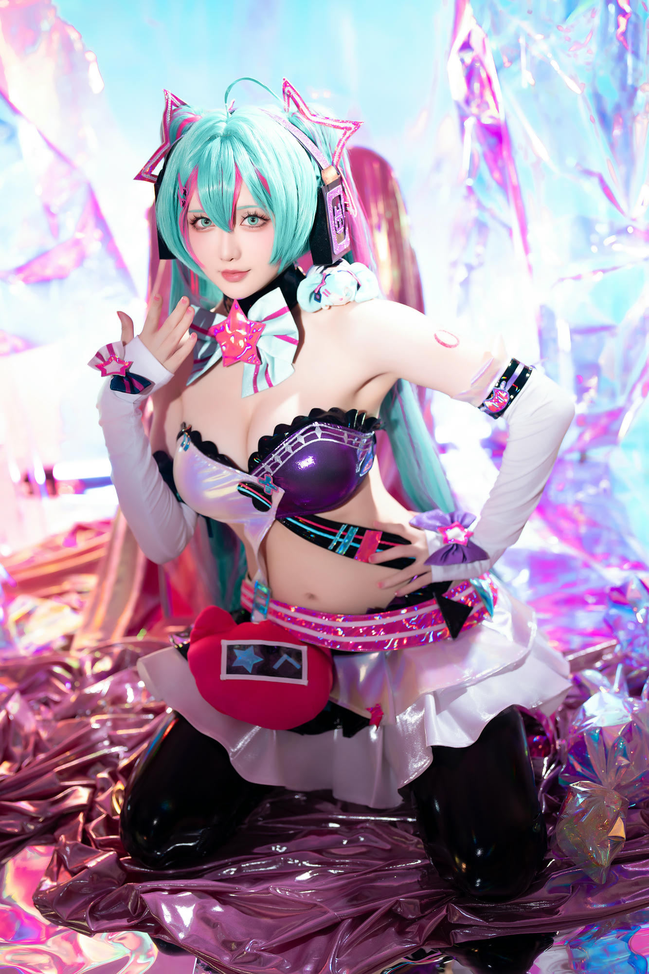 星之迟迟 NO.261 2024-7-B Miku初音未来 喵斯快跑 [73P1V 2.23GB]_第2集