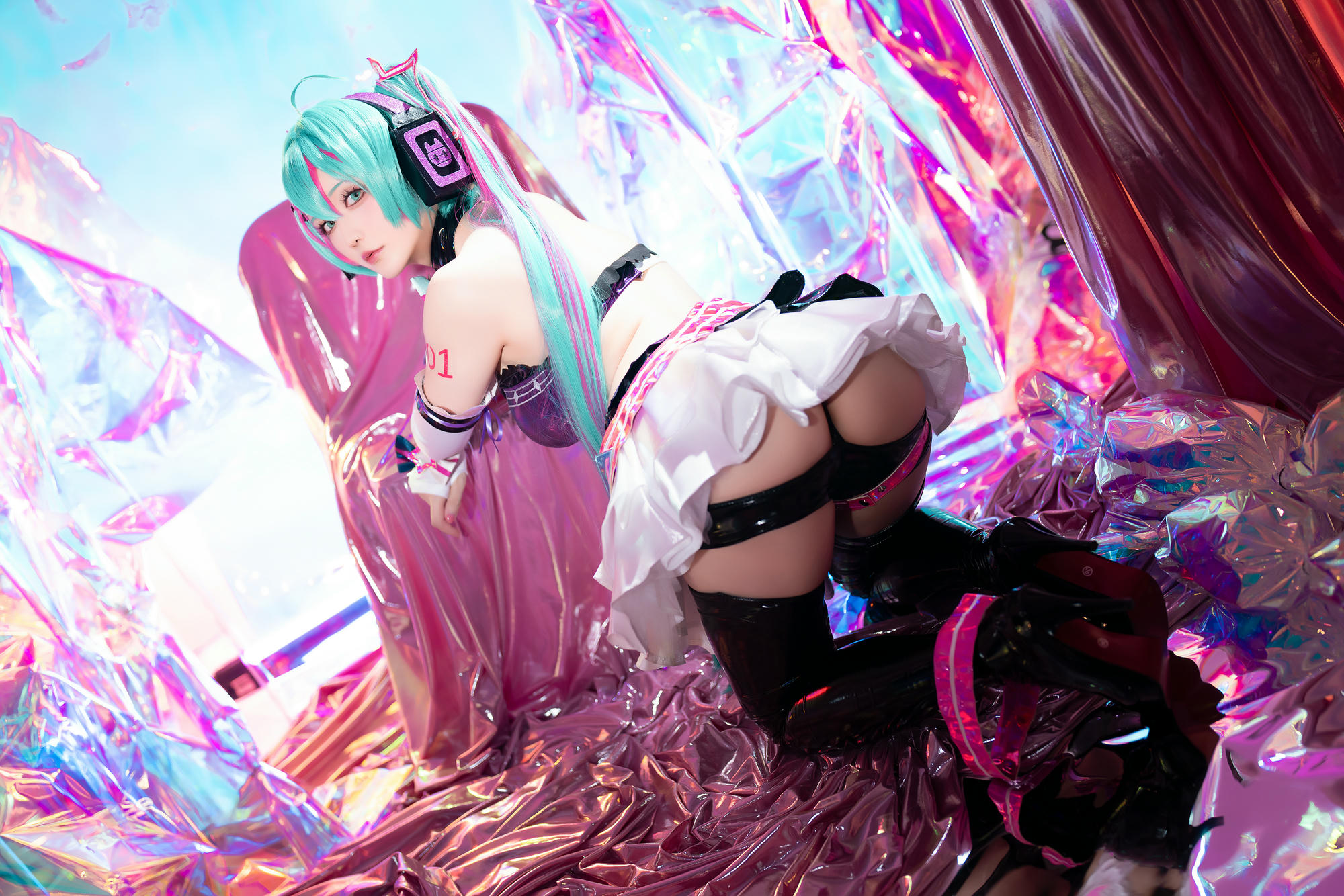 星之迟迟 NO.261 2024-7-B Miku初音未来 喵斯快跑 [73P1V 2.23GB]_第2集