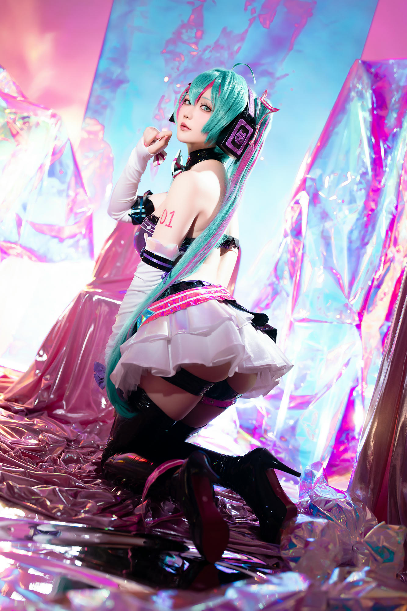 星之迟迟 NO.261 2024-7-B Miku初音未来 喵斯快跑 [73P1V 2.23GB]_第2集