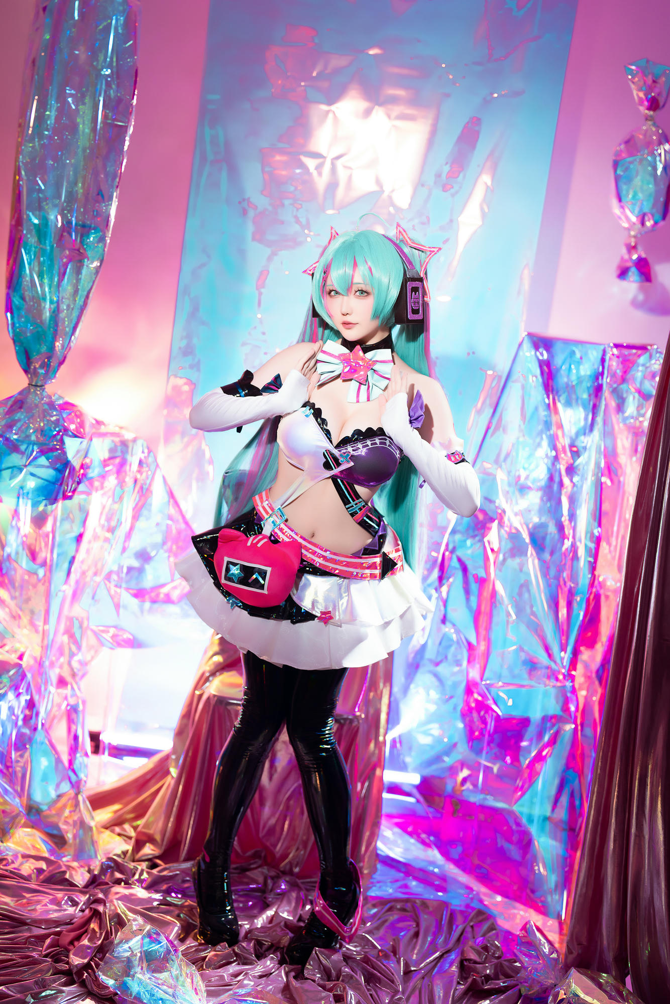 星之迟迟 NO.261 2024-7-B Miku初音未来 喵斯快跑 [73P1V 2.23GB]_第3集
