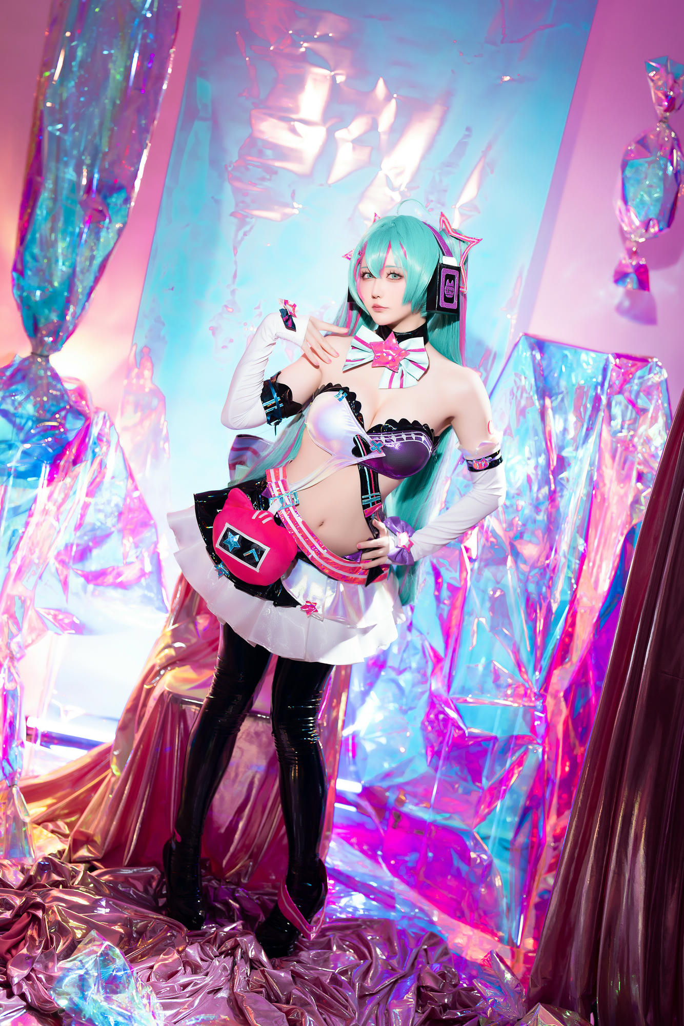 星之迟迟 NO.261 2024-7-B Miku初音未来 喵斯快跑 [73P1V 2.23GB]_第3集