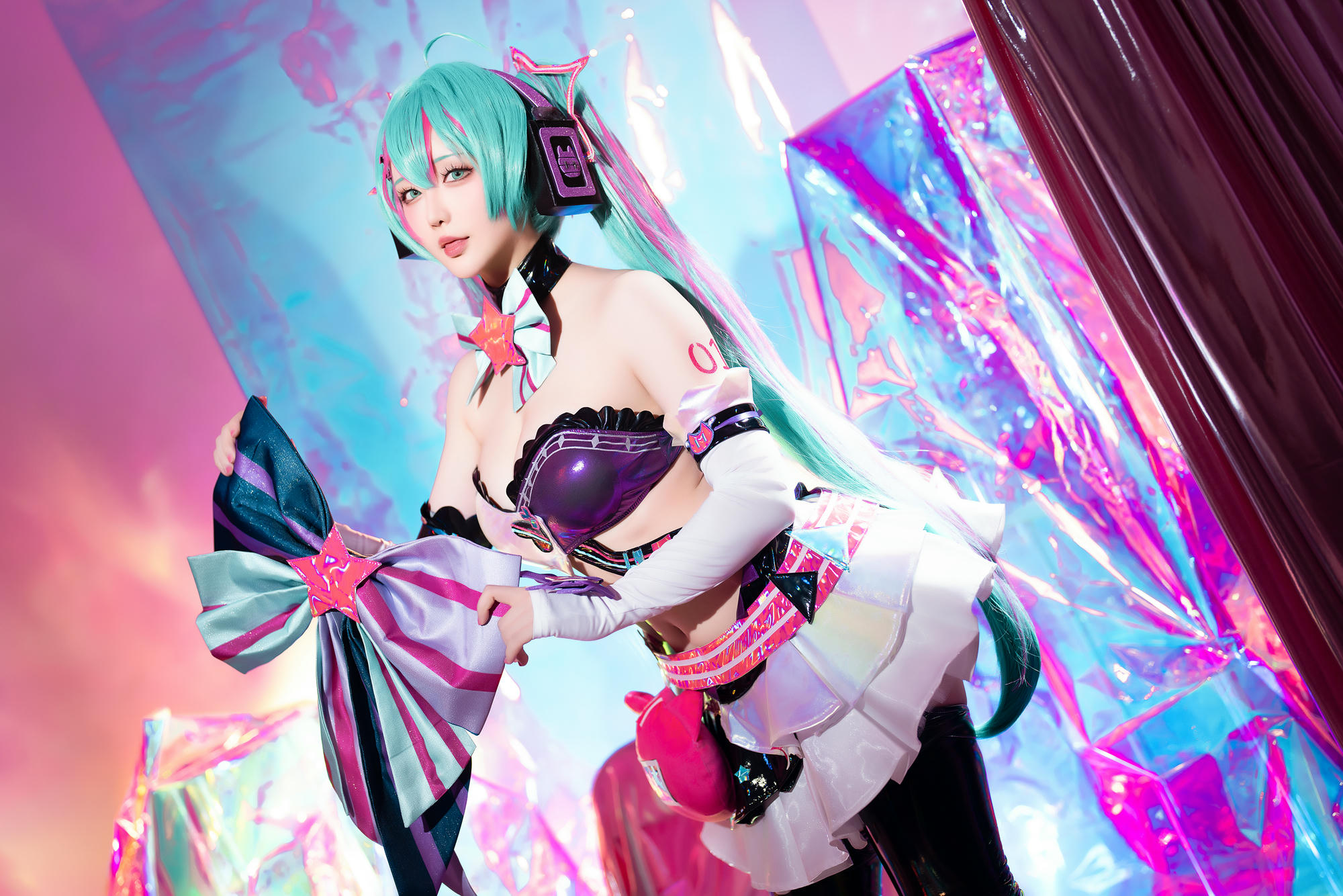 星之迟迟 NO.261 2024-7-B Miku初音未来 喵斯快跑 [73P1V 2.23GB]_第3集